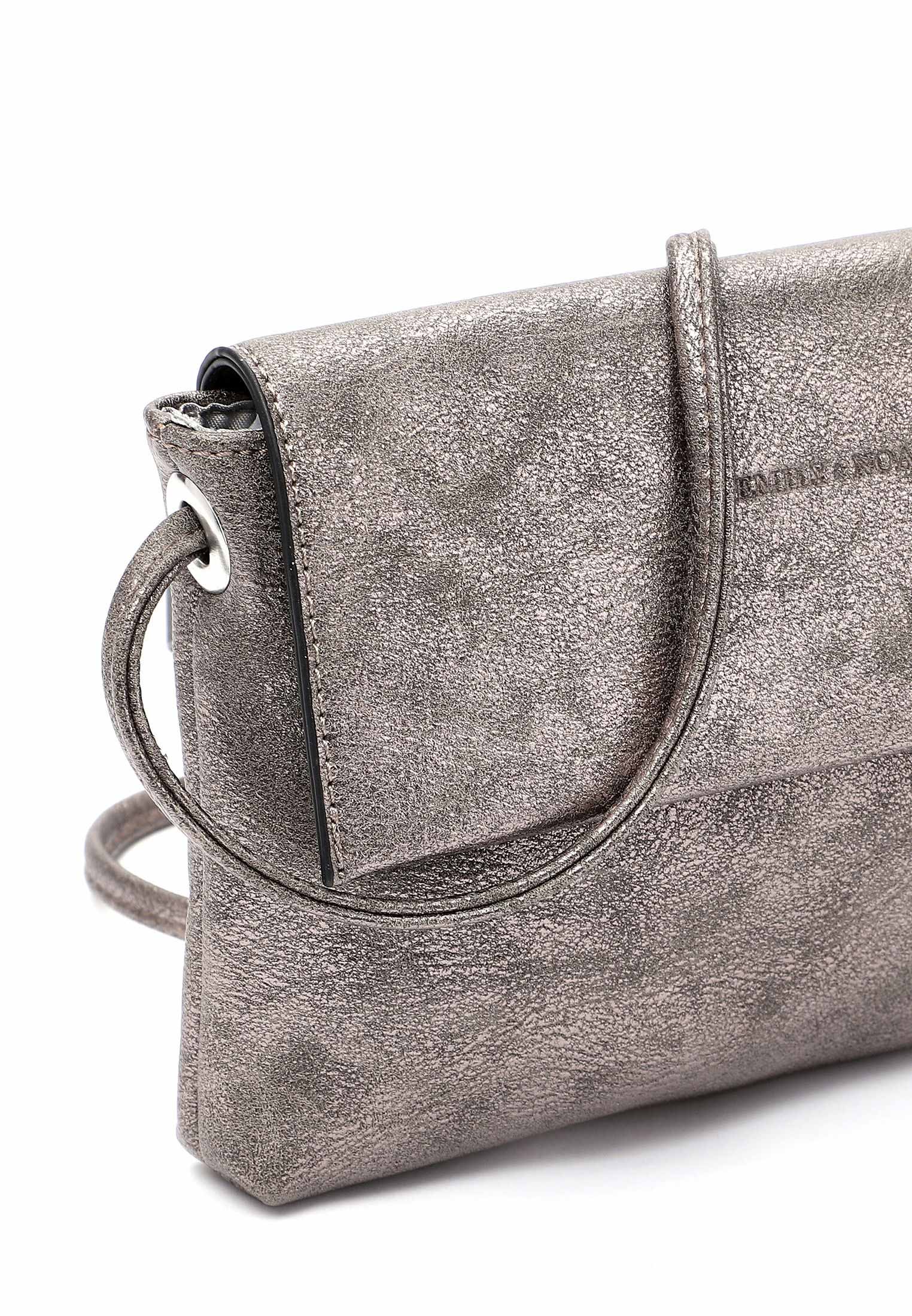 60397833_06 EMILY & NOAH Handtasche mit Überschlag Emma Silber 60397833 darksilver 833