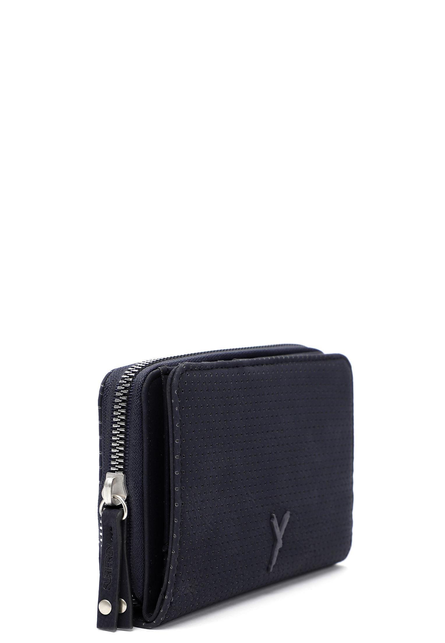 12406500_03 SURI FREY Geldbörse mit Reißverschluss Romy Basic Blau 12406500 blue 500