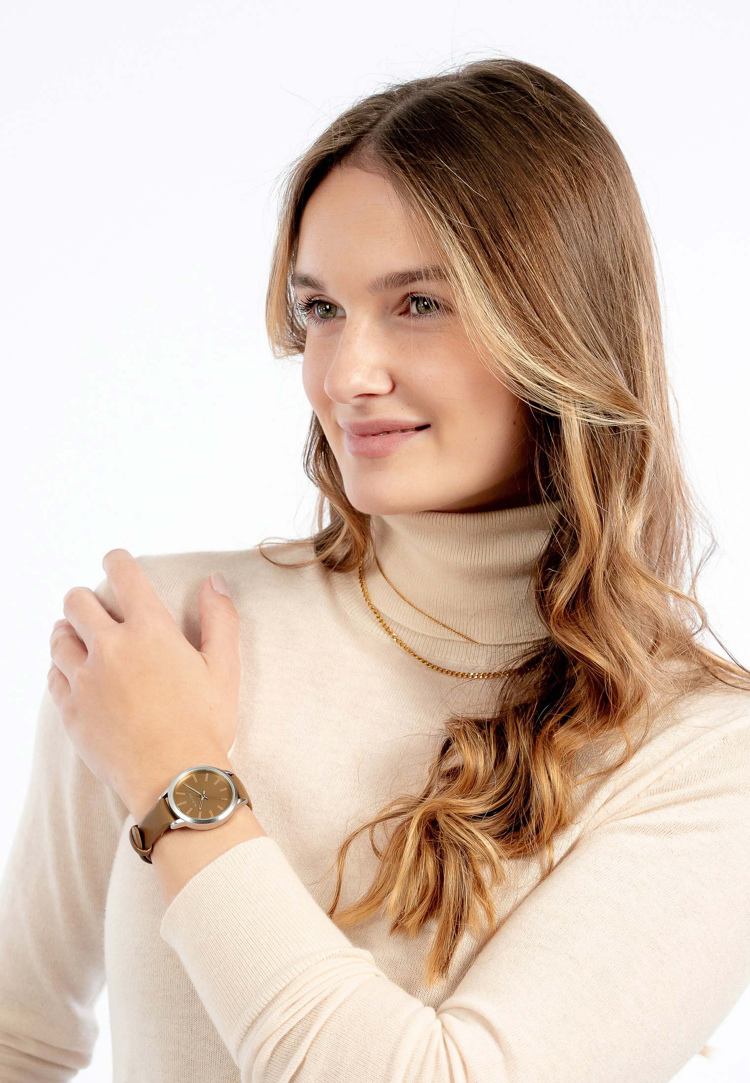 6058_02 SURI FREY Damenuhr Lissy Braun 6058 braun silber