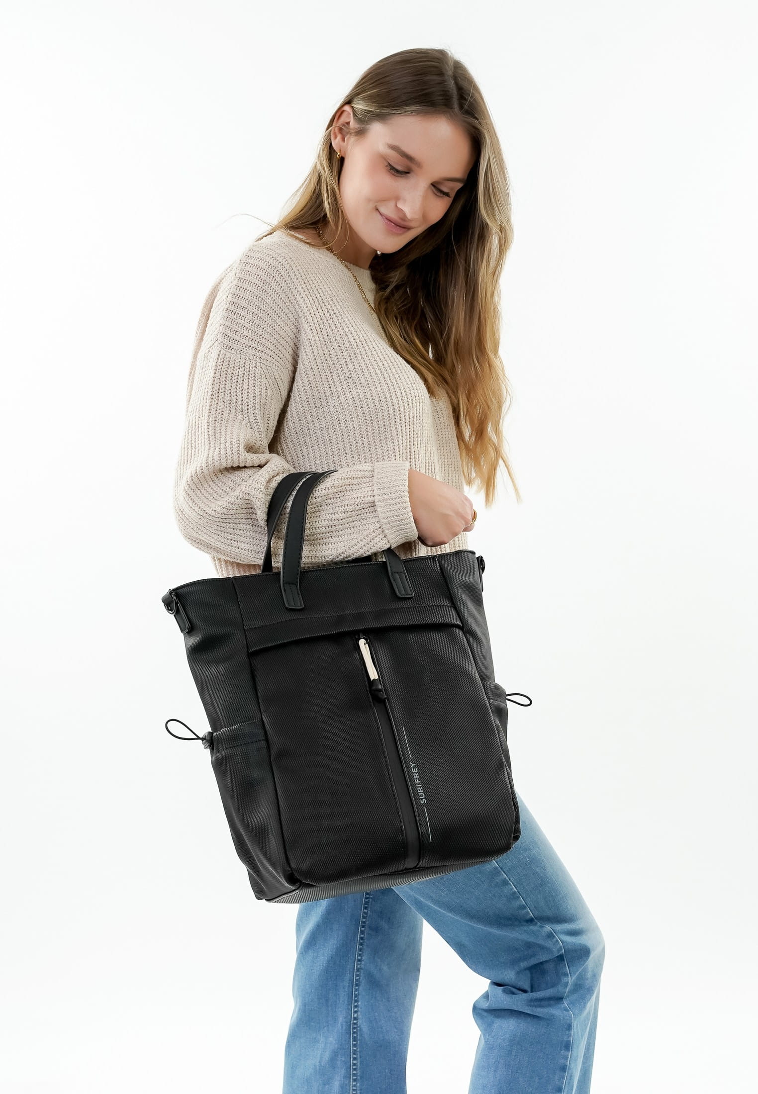 SURI FREY Shopper SFY Cindy groß Schwarz 14163100 black 100