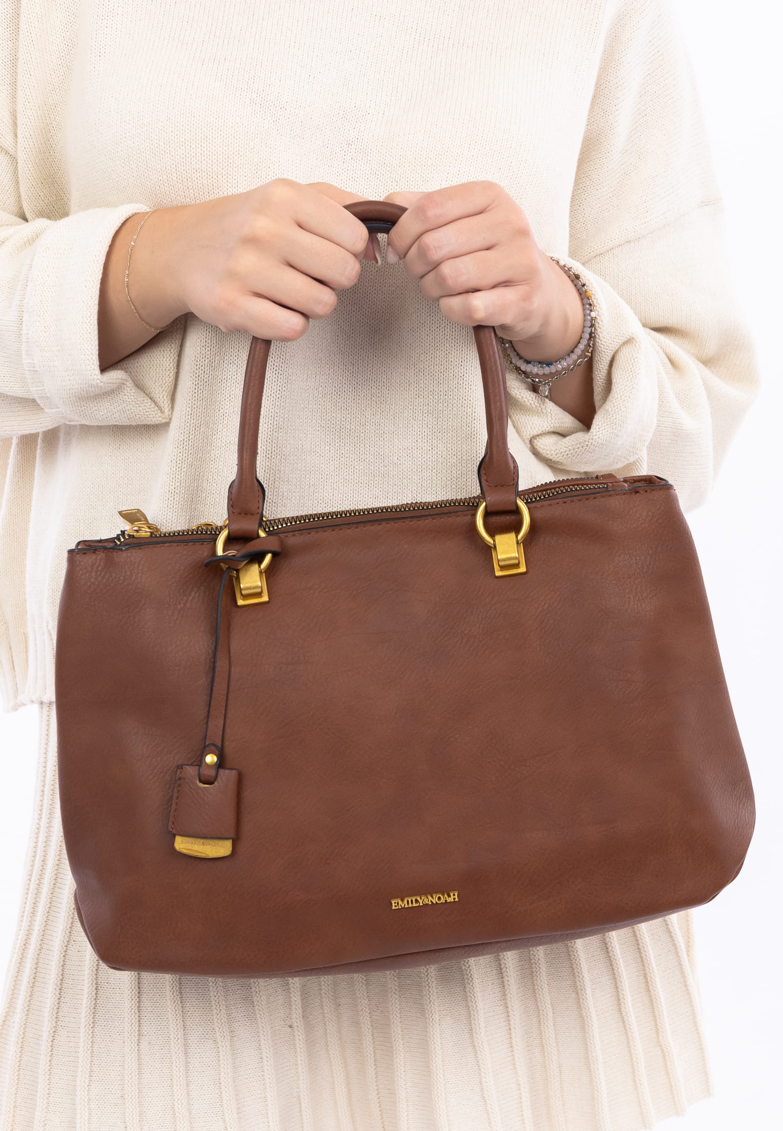 EMILY & NOAH Shopper E&N Danika mittel Braun 64685700 cognac 700