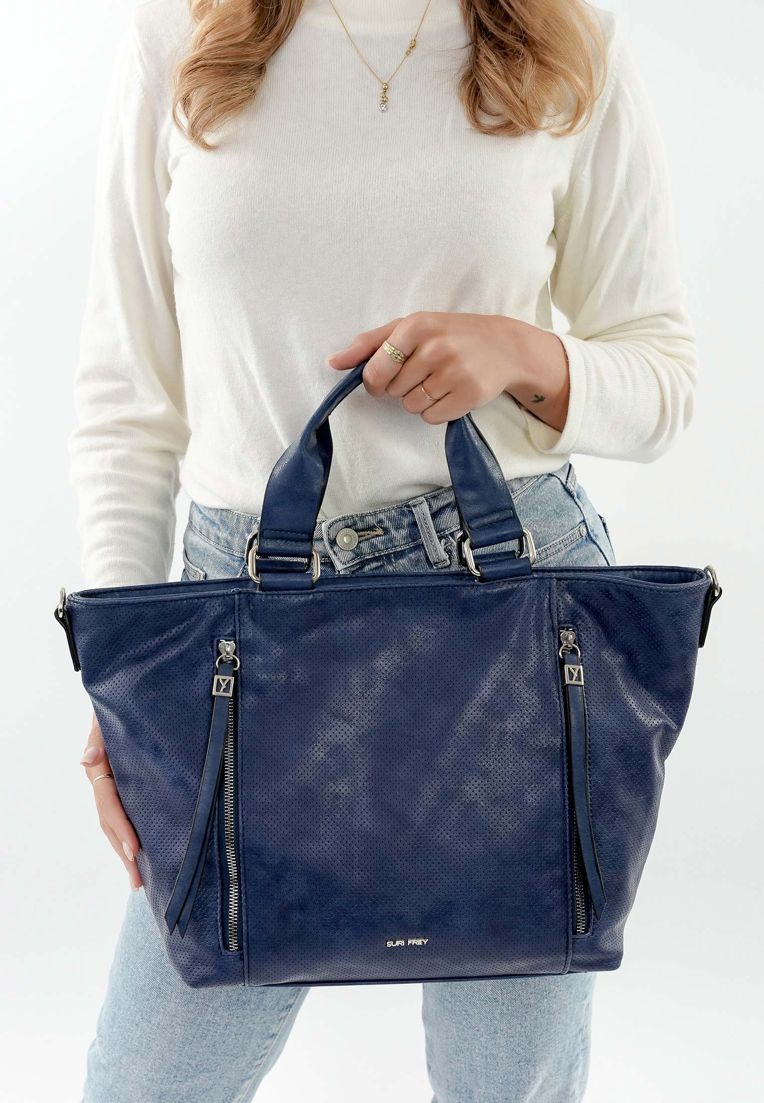 SURI FREY Shopper SFY Suzy mittel Blau 14315511 navy 511