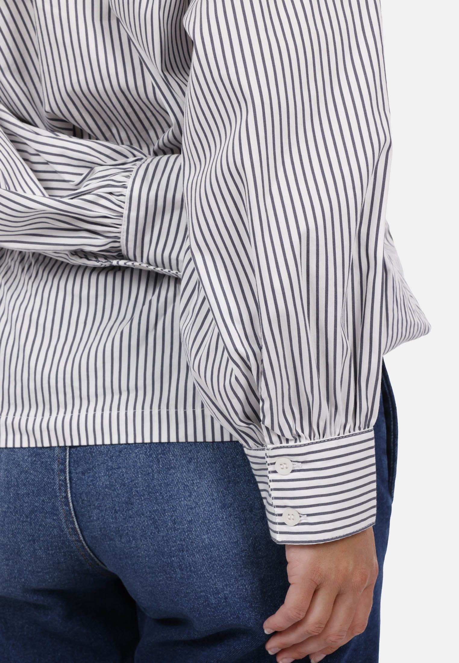 SFW10022-XXL-800_09 SURI FREY Streifenbluse SFY Freyday Grau SFW10022-XXL-800 XXL