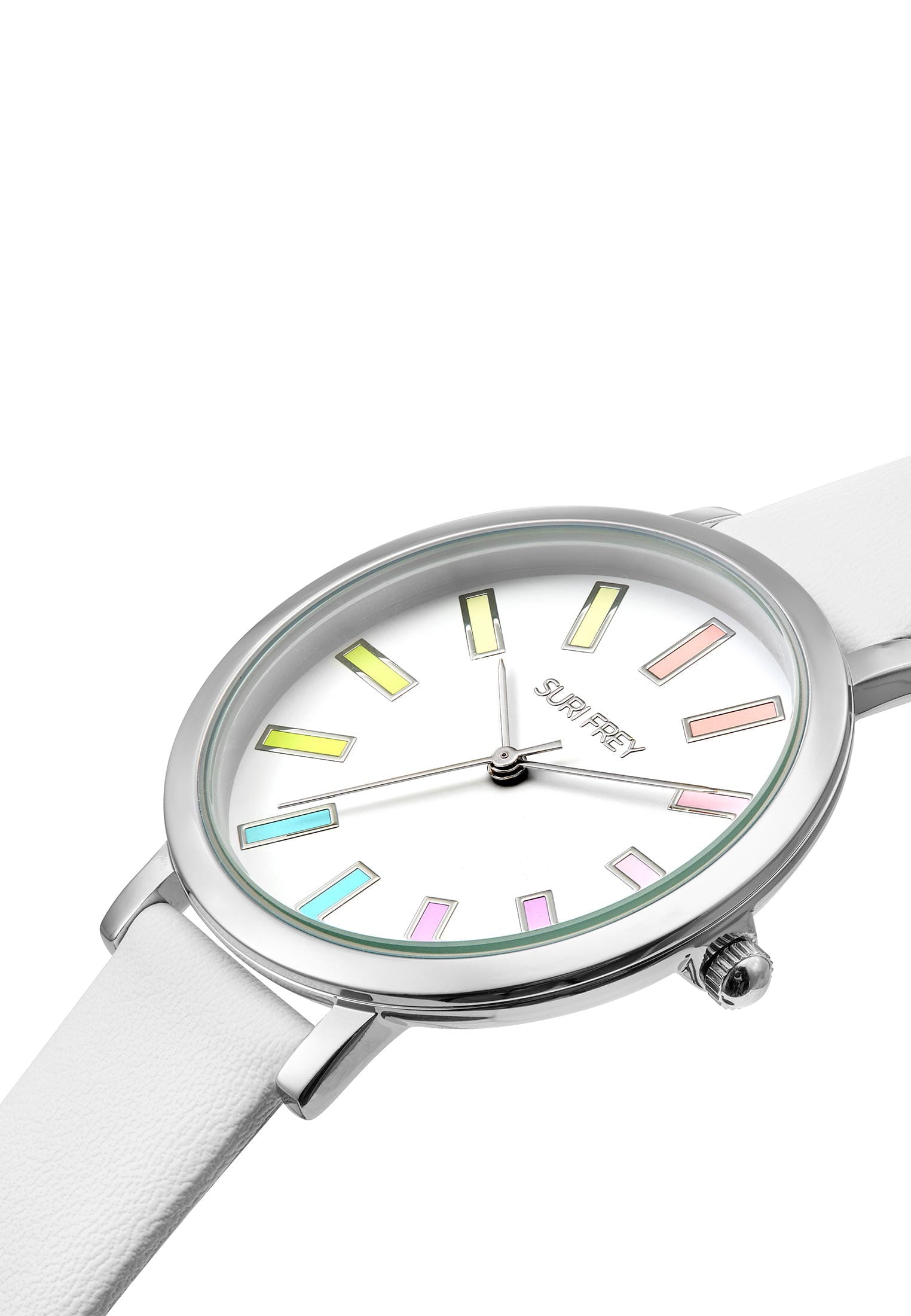 6054_05 SURI FREY Damenuhr Cindy Weiß 6054 weiß silber