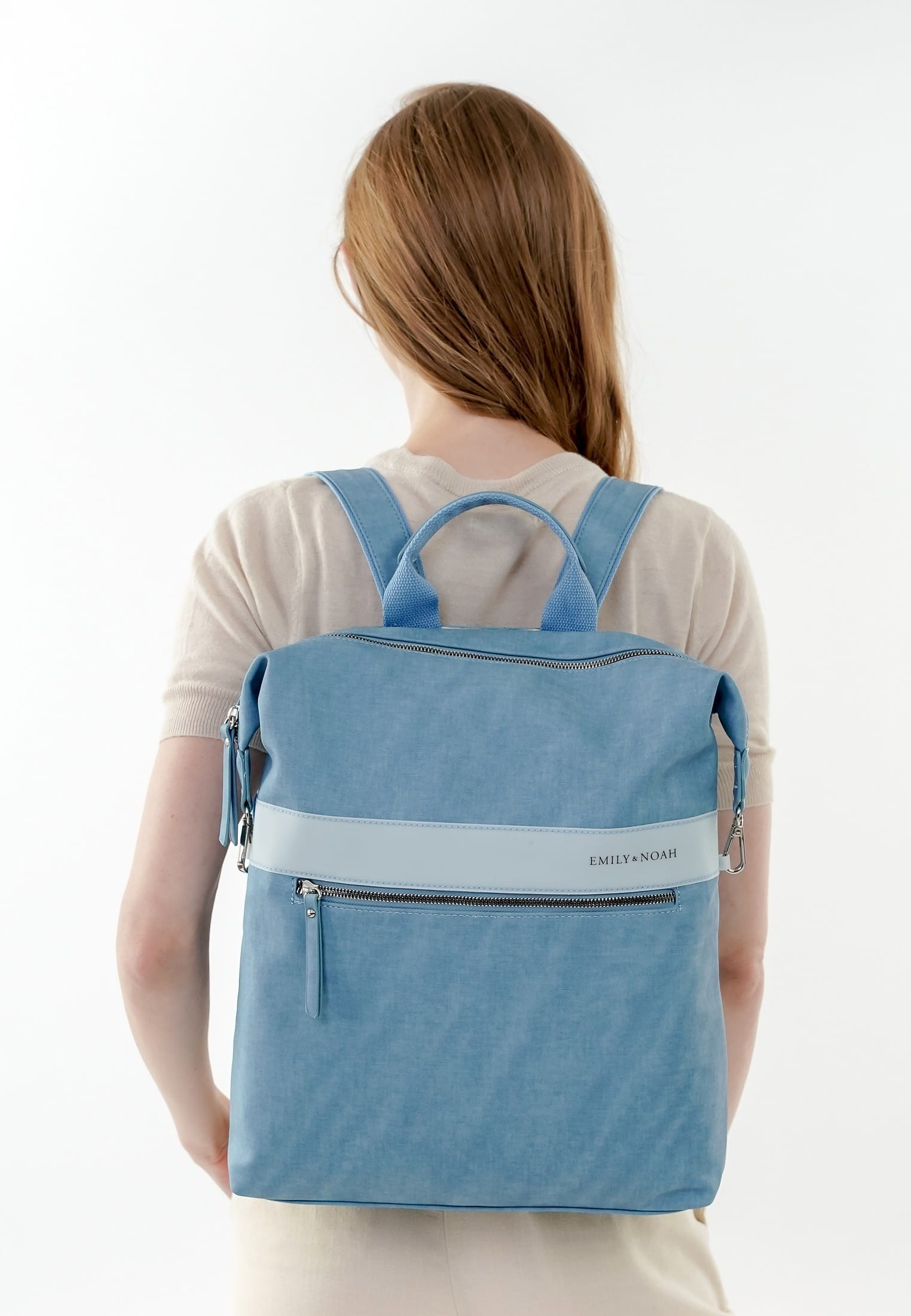 EMILY & NOAH Rucksack E&N Bonnie groß Blau 64346560 smokeblue 560