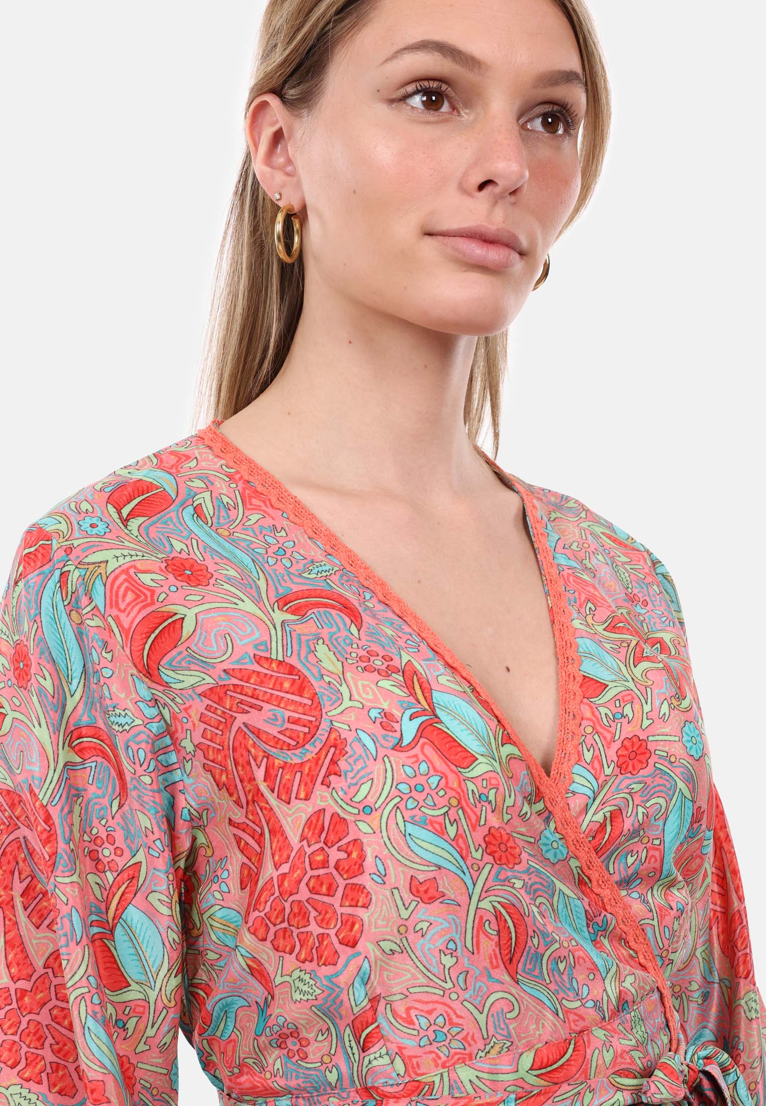 SURI FREY Wickelkleid lang SFY Freyday Pink SFW10029-XXL-650 rose 650