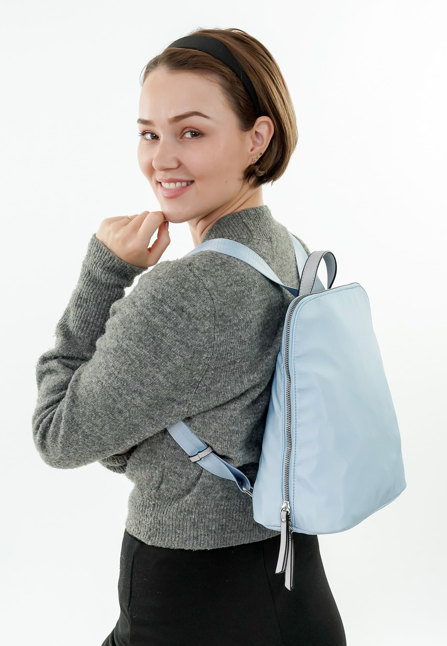 EMILY & NOAH Rucksack E&N Marseille RUE 09 mittel Blau 1213530 lightblue 530