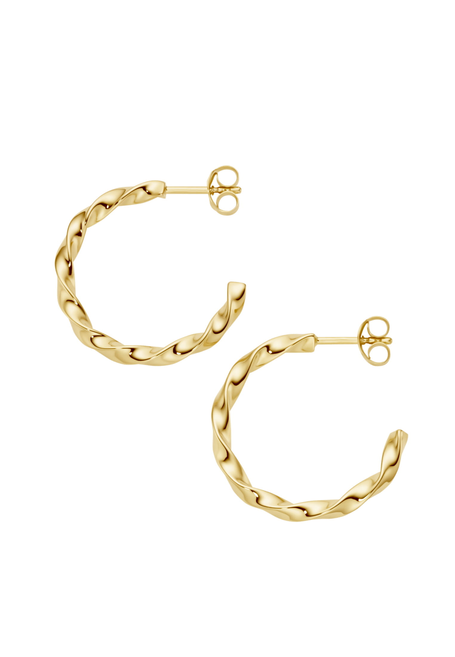 210003591002_06 SURI FREY Ohrstecker SFY Curly mittel Gold 210003591002 gelbgold 002