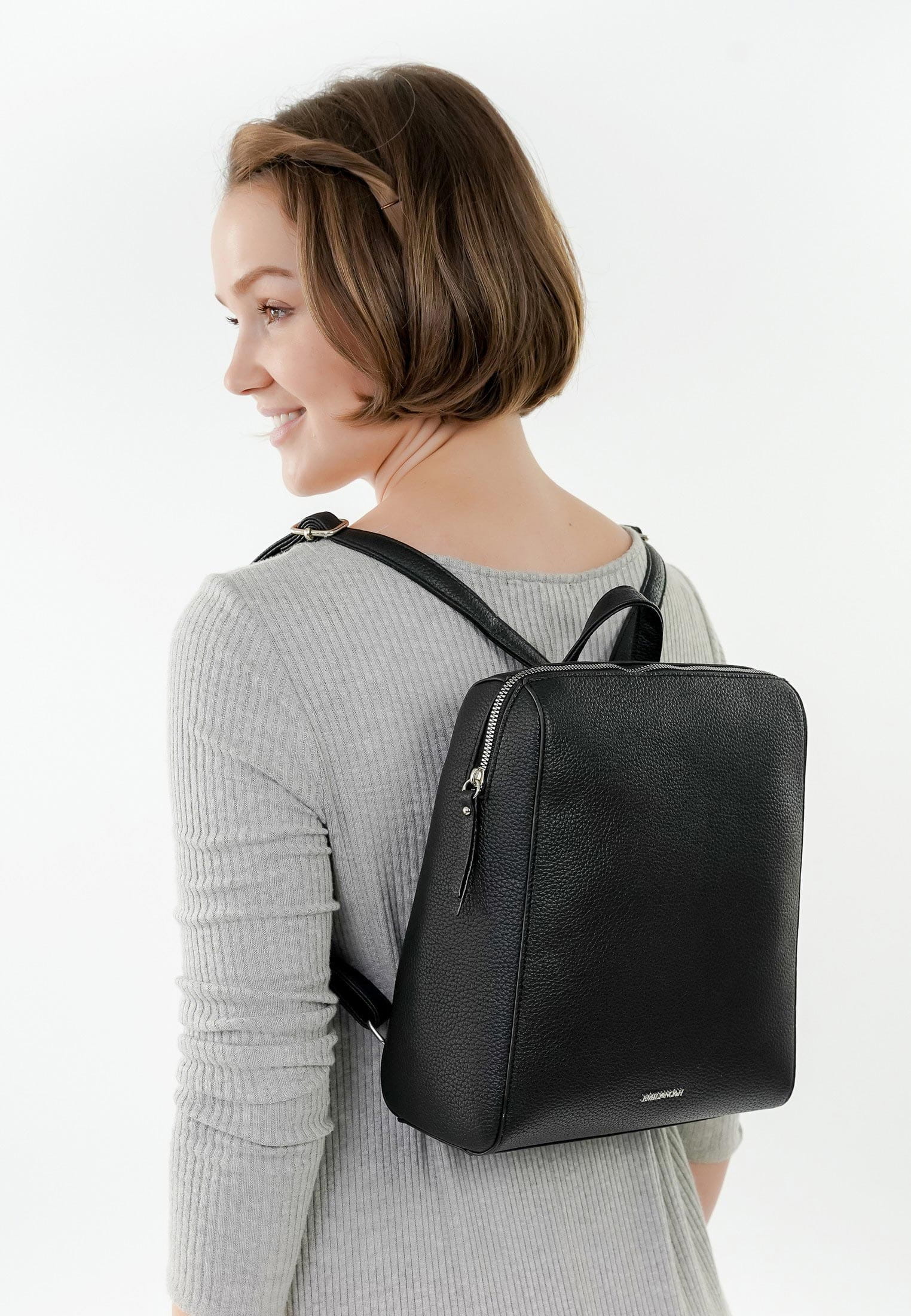 64357100_03 EMILY & NOAH Rucksack E&N Ella mittel Schwarz 64357100 black 100