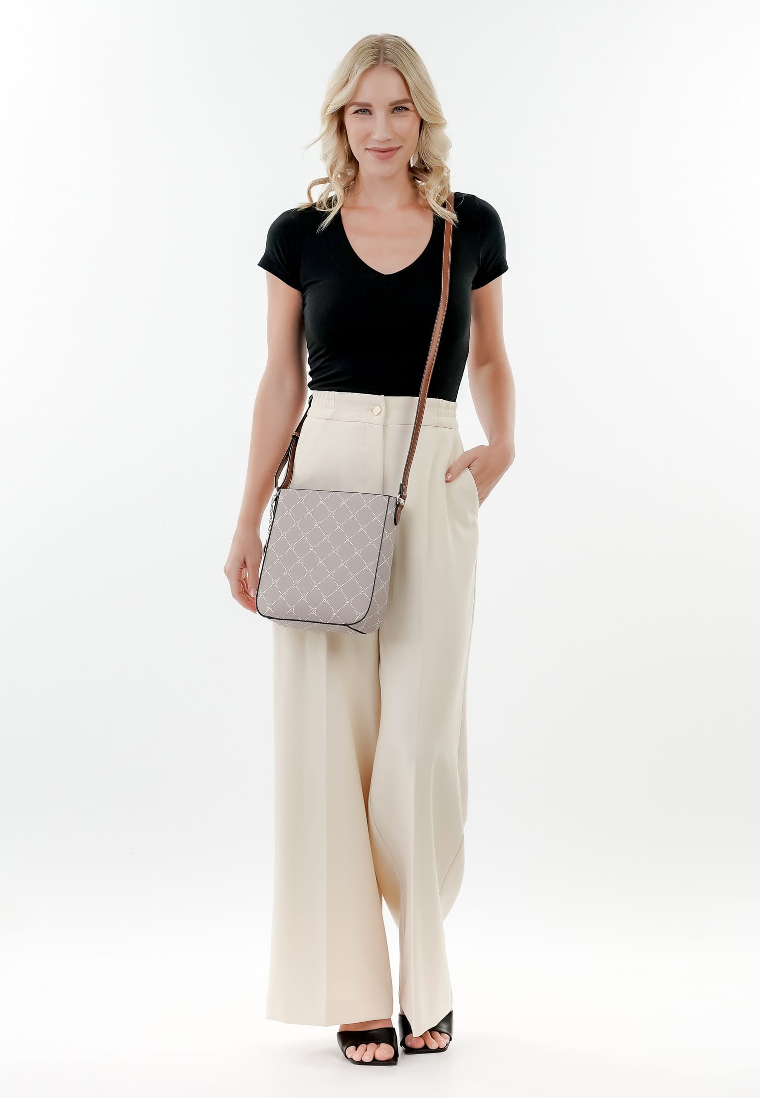 30103900_02 Tamaris Umhängetasche TAS Anastasia groß Braun 30103900 taupe 900