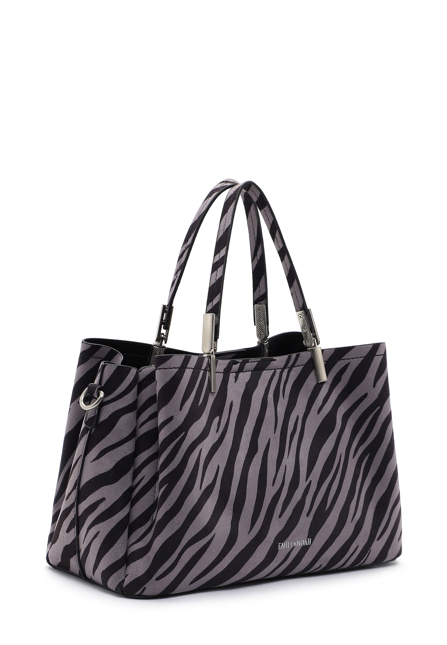 63440801_05 EMILY & NOAH Shopper Imke klein Grau 63440801 grey/black 801