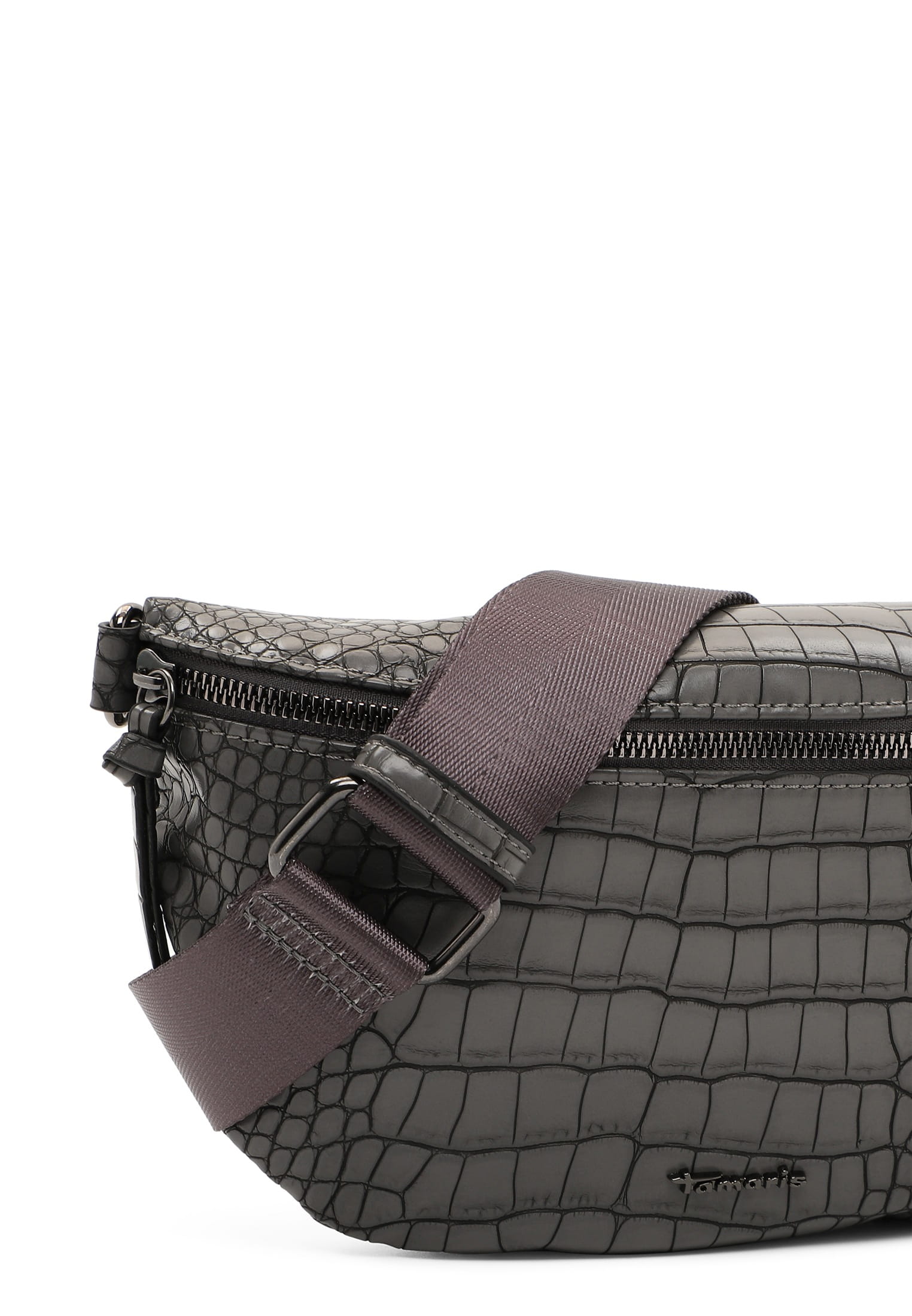33436840_08 Tamaris Umhängetasche TAS Alessia Kroko Grau 33436840 darkgrey 840