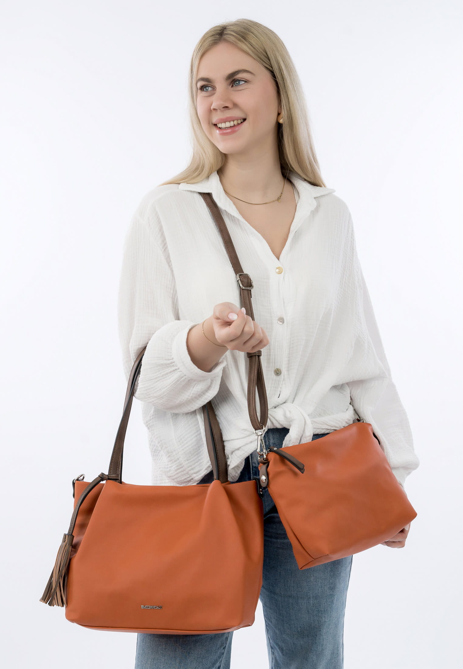 EMILY & NOAH Shopper E&N Elke klein Orange 62791612 orange/brown 612