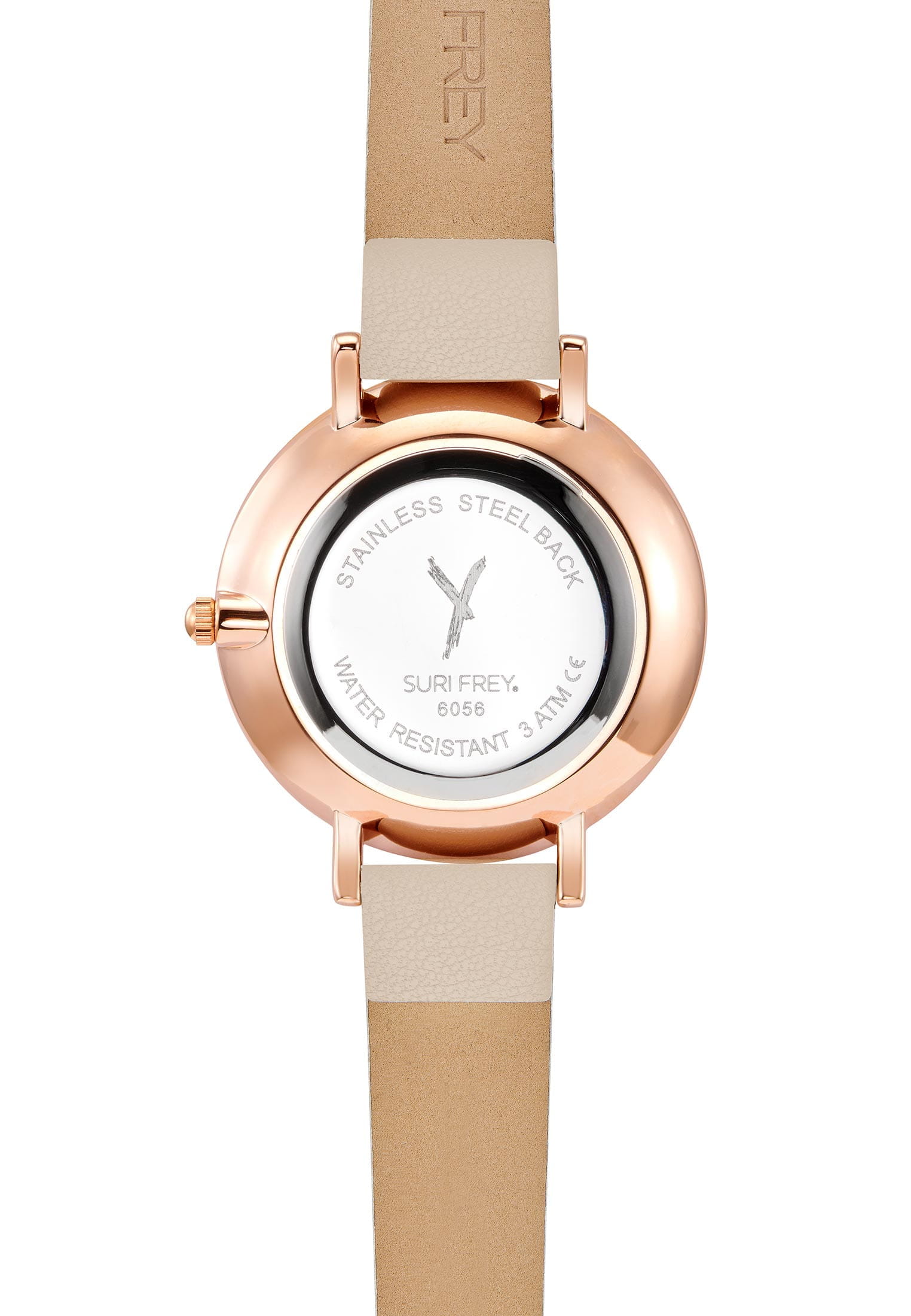 6056_07 SURI FREY Damenuhr Cindy Beige 6056 beige roségold