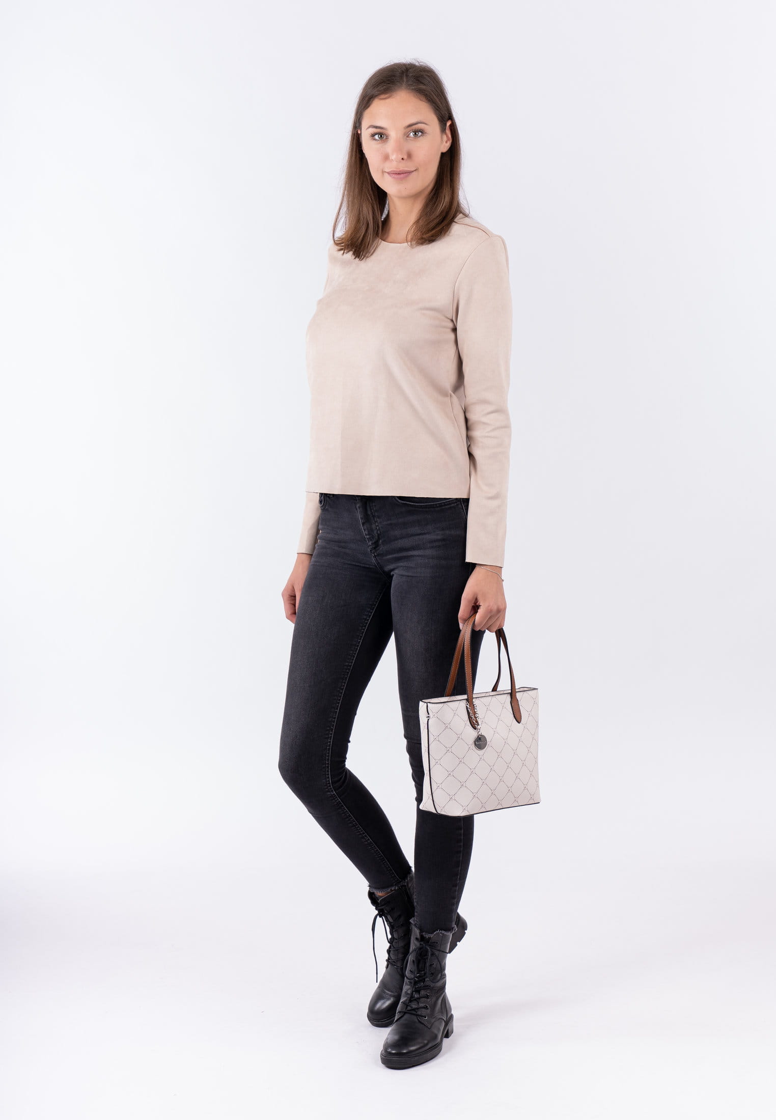 Tamaris Shopper Anastasia klein Grau 30106320 ecru 320