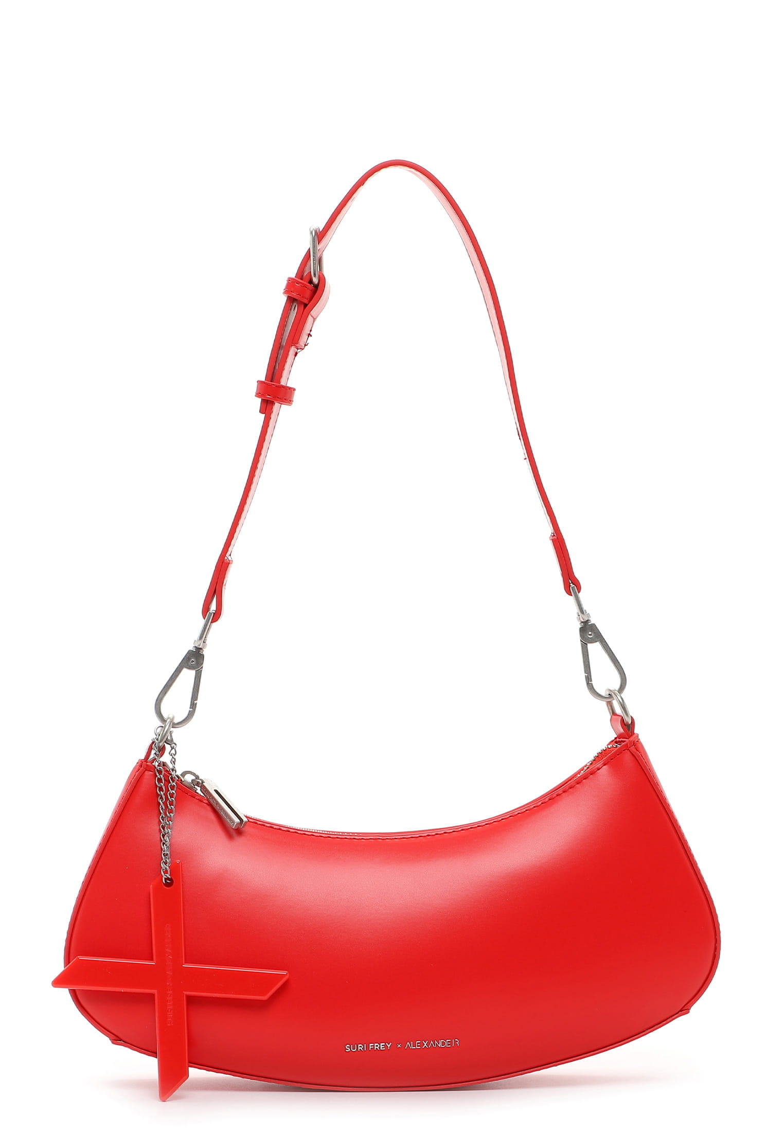 17020600_01 SURI FREY Umhängetasche SFY SURI FREY X ALEXANDER mittel Rot 17020600 red 600