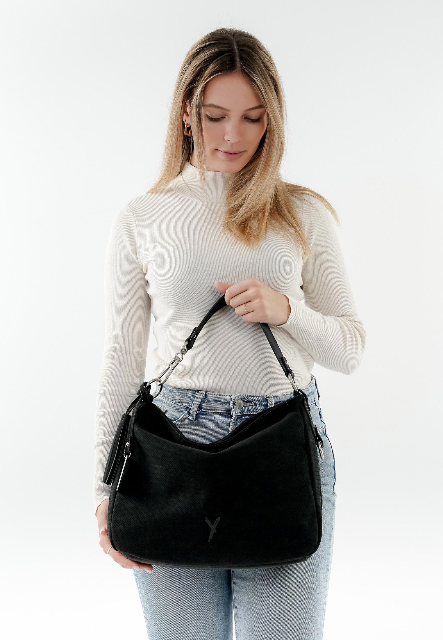 12403100_03 SURI FREY Beutel SFY Romy mittel Schwarz 12403100 black 100