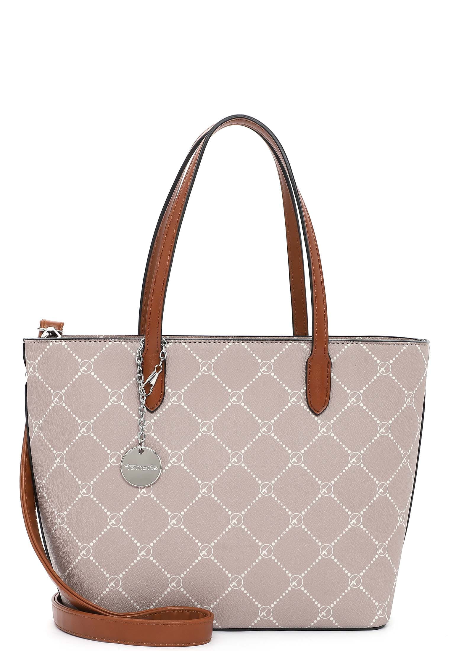30106900_01 Tamaris Shopper TAS Anastasia klein Braun 30106900 taupe 900