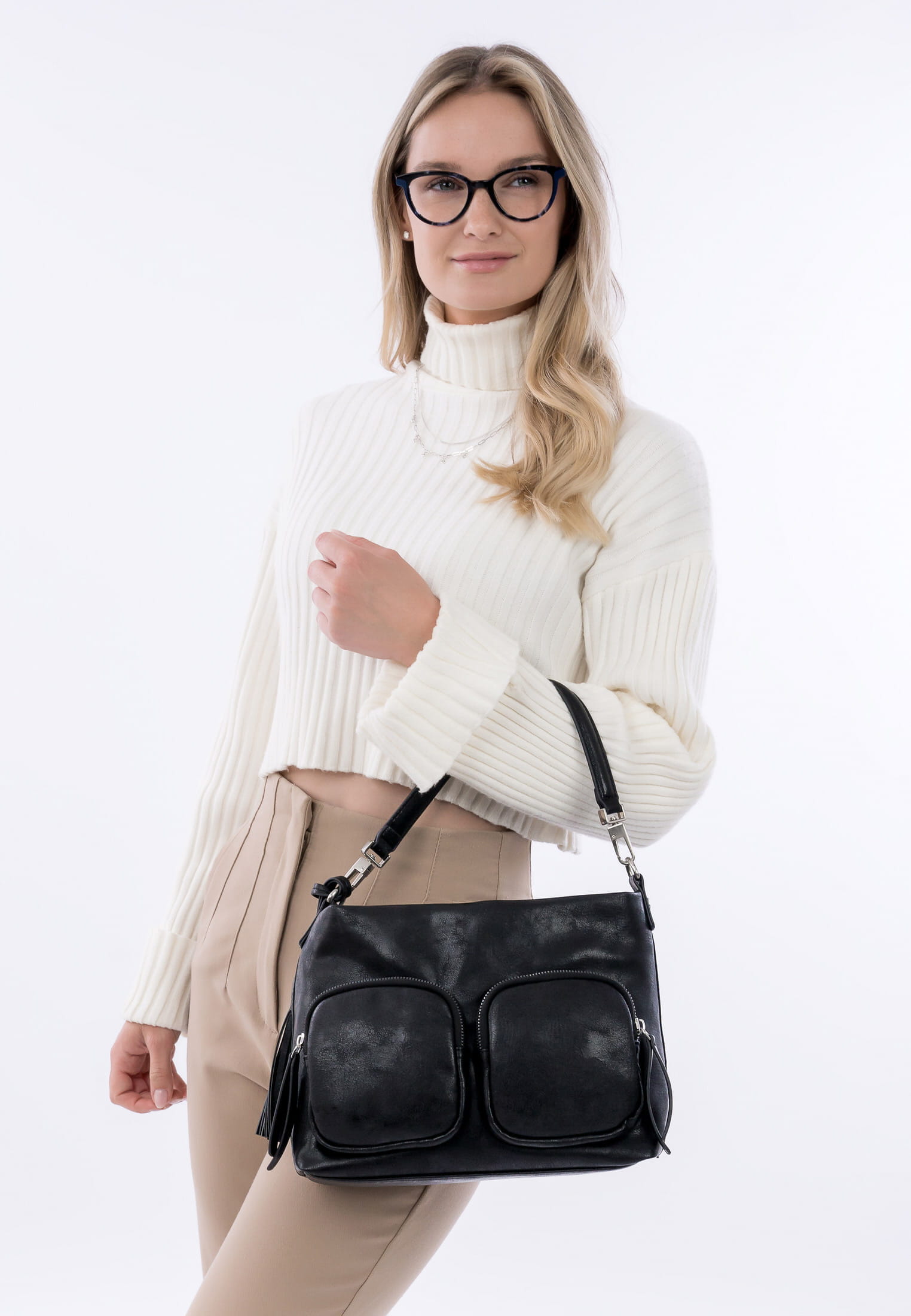 14412100_03 SURI FREY Beutel SFY Carly klein Schwarz 14412100 black 100