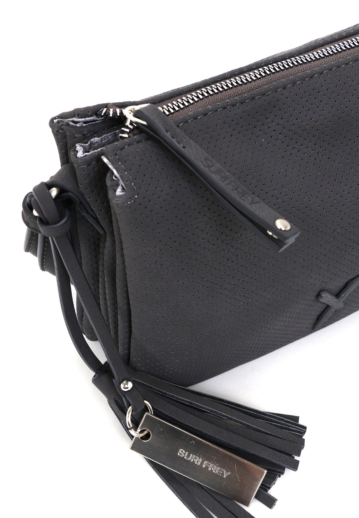 12401840_06 SURI FREY Umhängetasche Romy Basic klein Grau 12401840 darkgrey 840