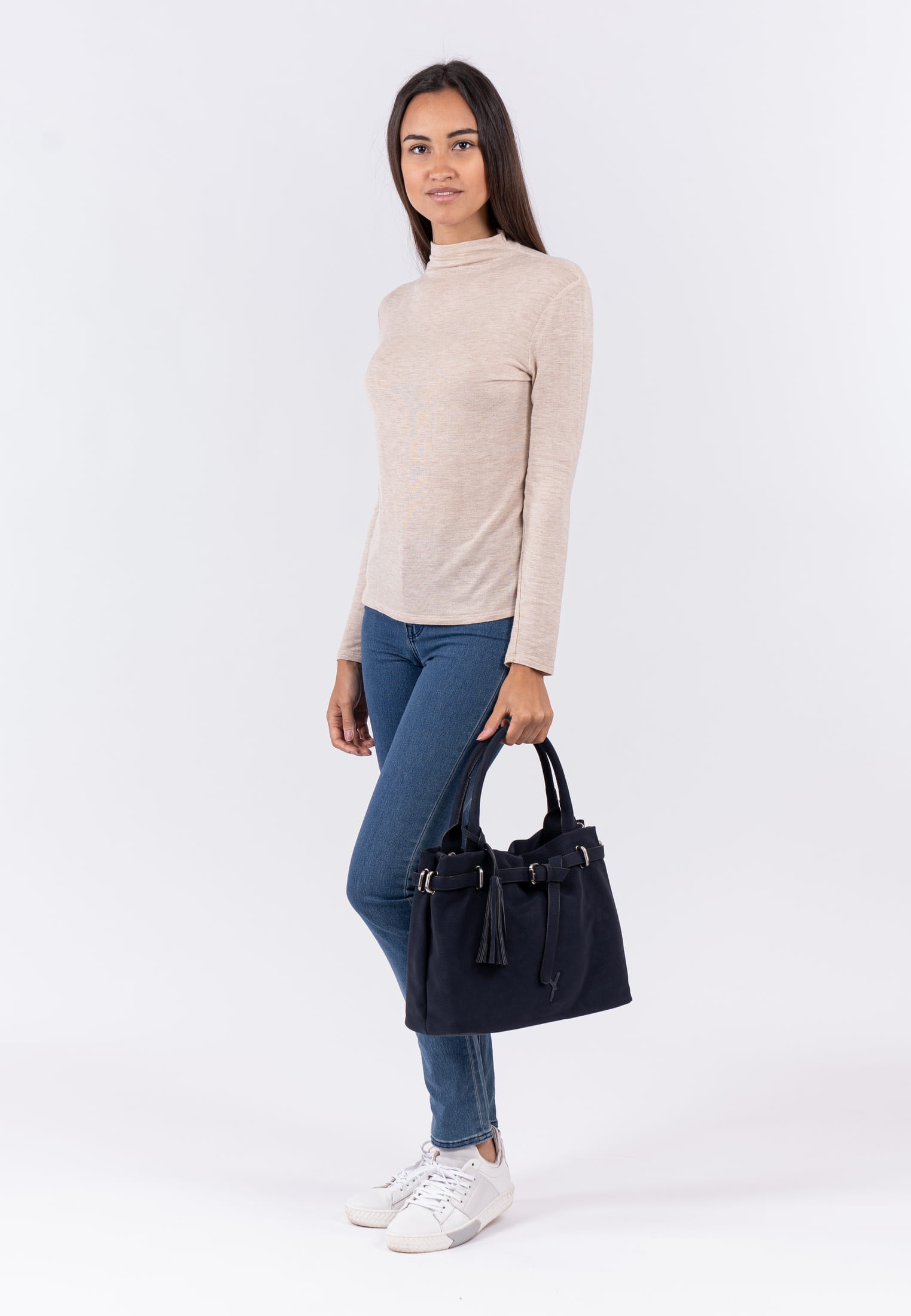 12404500_02 SURI FREY Shopper Romy Basic mittel Blau 12404500 blue 500