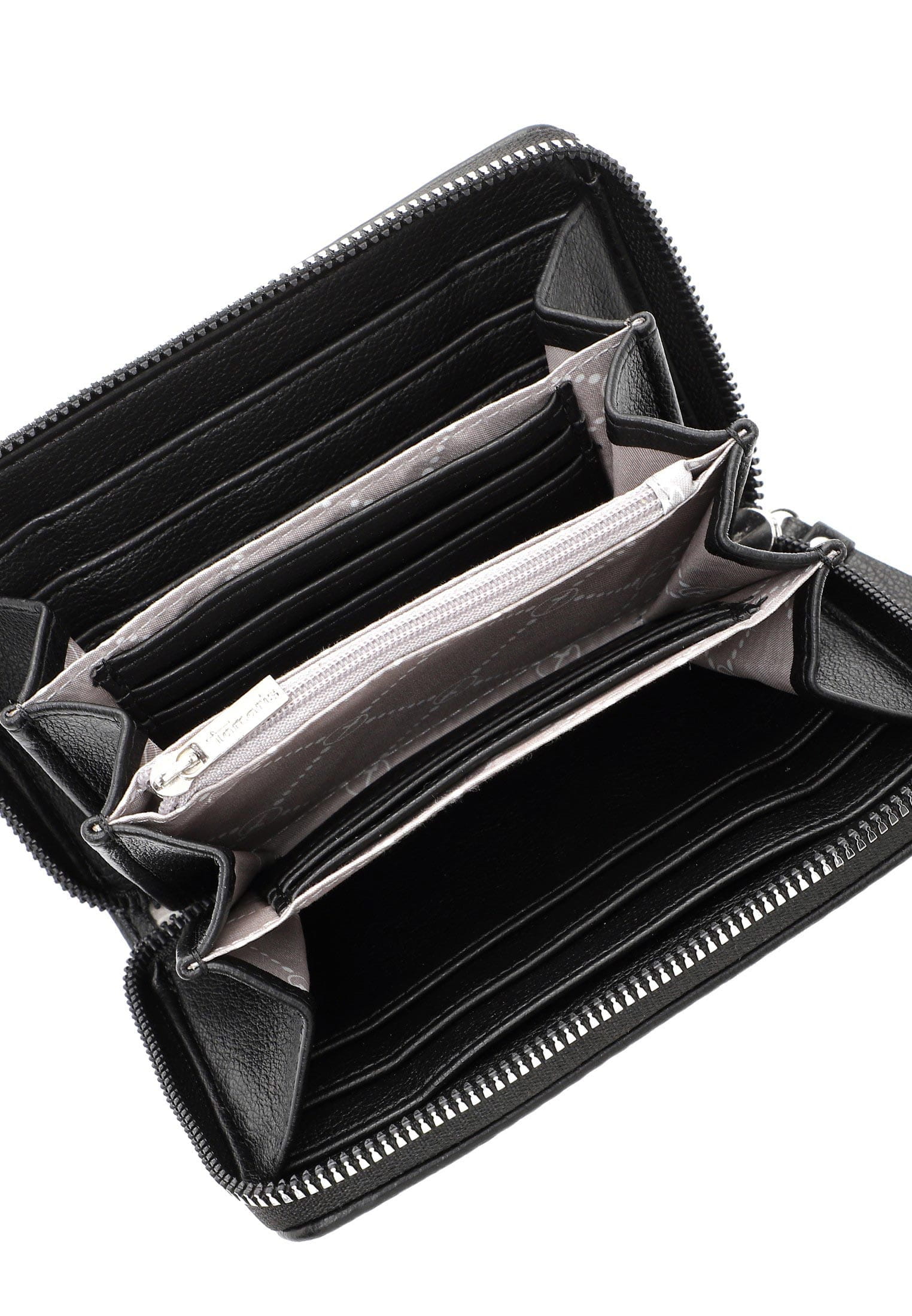32807100_07 Tamaris Geldbörse mit Reißverschluss TAS Nele Schwarz 32807100 black 100