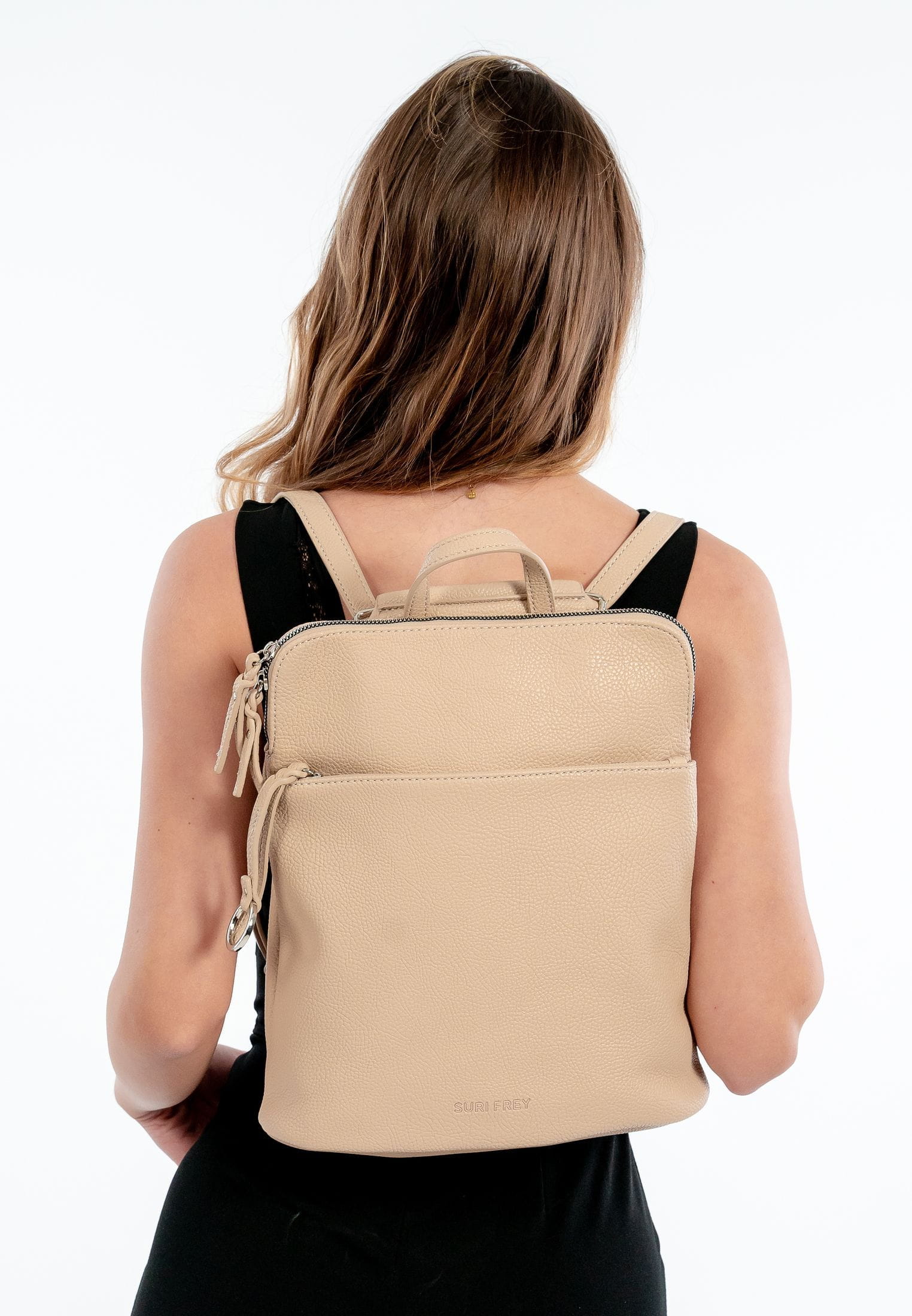 SURI FREY Rucksack Debby mittel Beige 13606420 sand 420