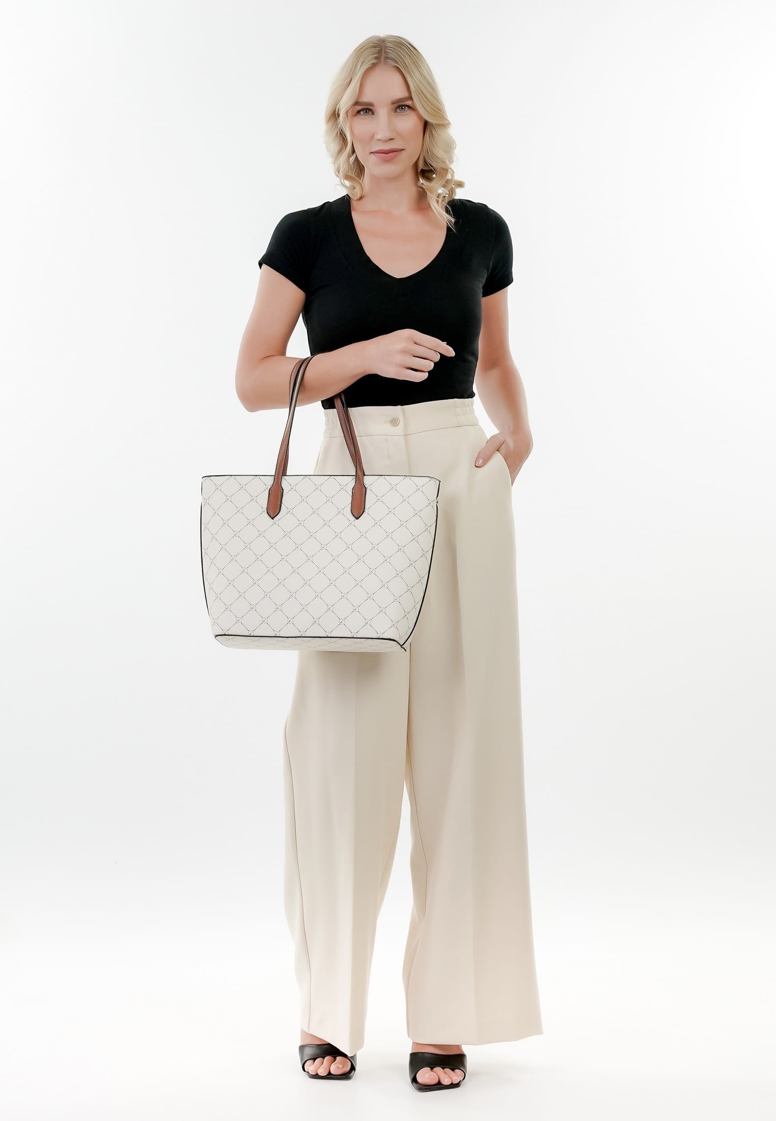 30107320_02 Tamaris Shopper TAS Anastasia groß Grau 30107320 ecru 320