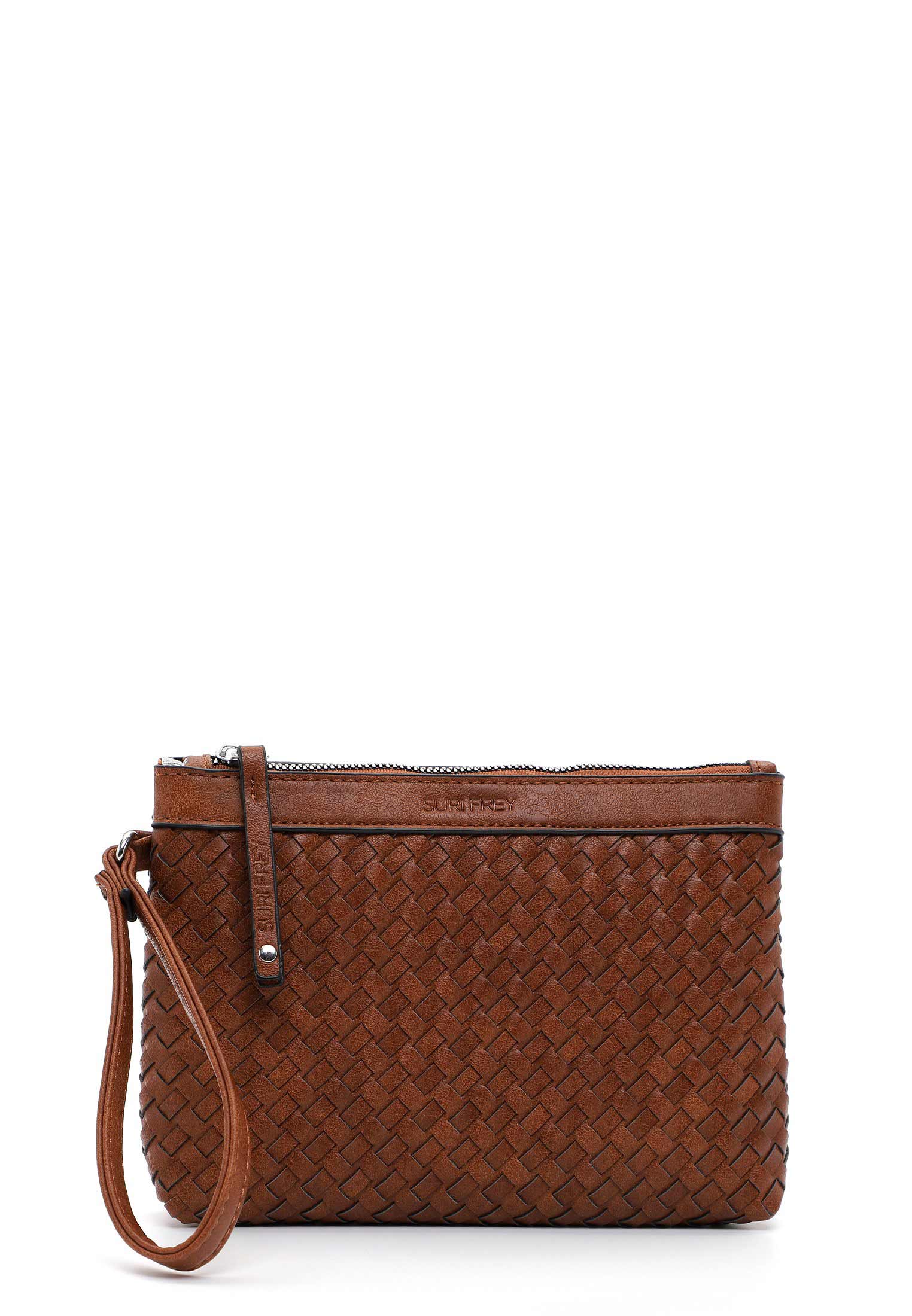 SURI FREY Kosmetiktasche Flecht Braun ML1013700 cognac 700