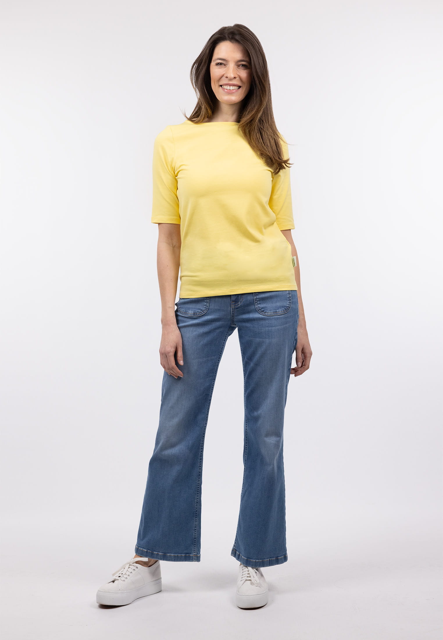 SFW10026-XS-460_02 SURI FREY Halbarm-Shirt Freyday Gelb SFW10026-XS-460 XS
