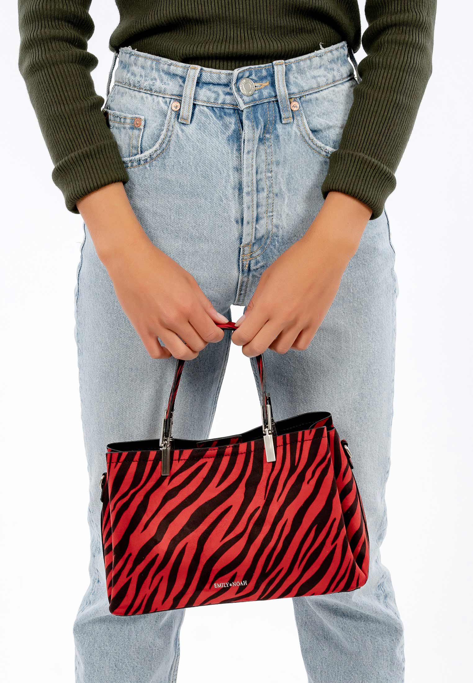 63440601_03 EMILY & NOAH Shopper Imke klein Rot 63440601 red/black 601