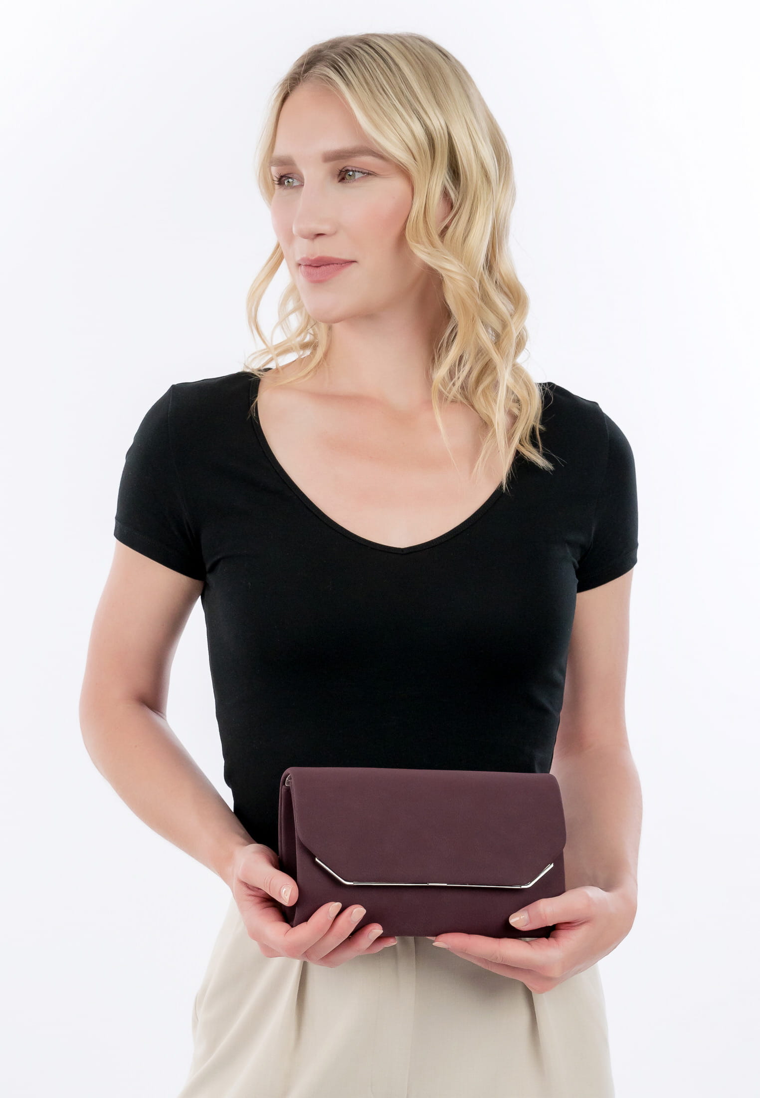 Tamaris Clutch TAS Amalia Rot 30451643 darkwine 643