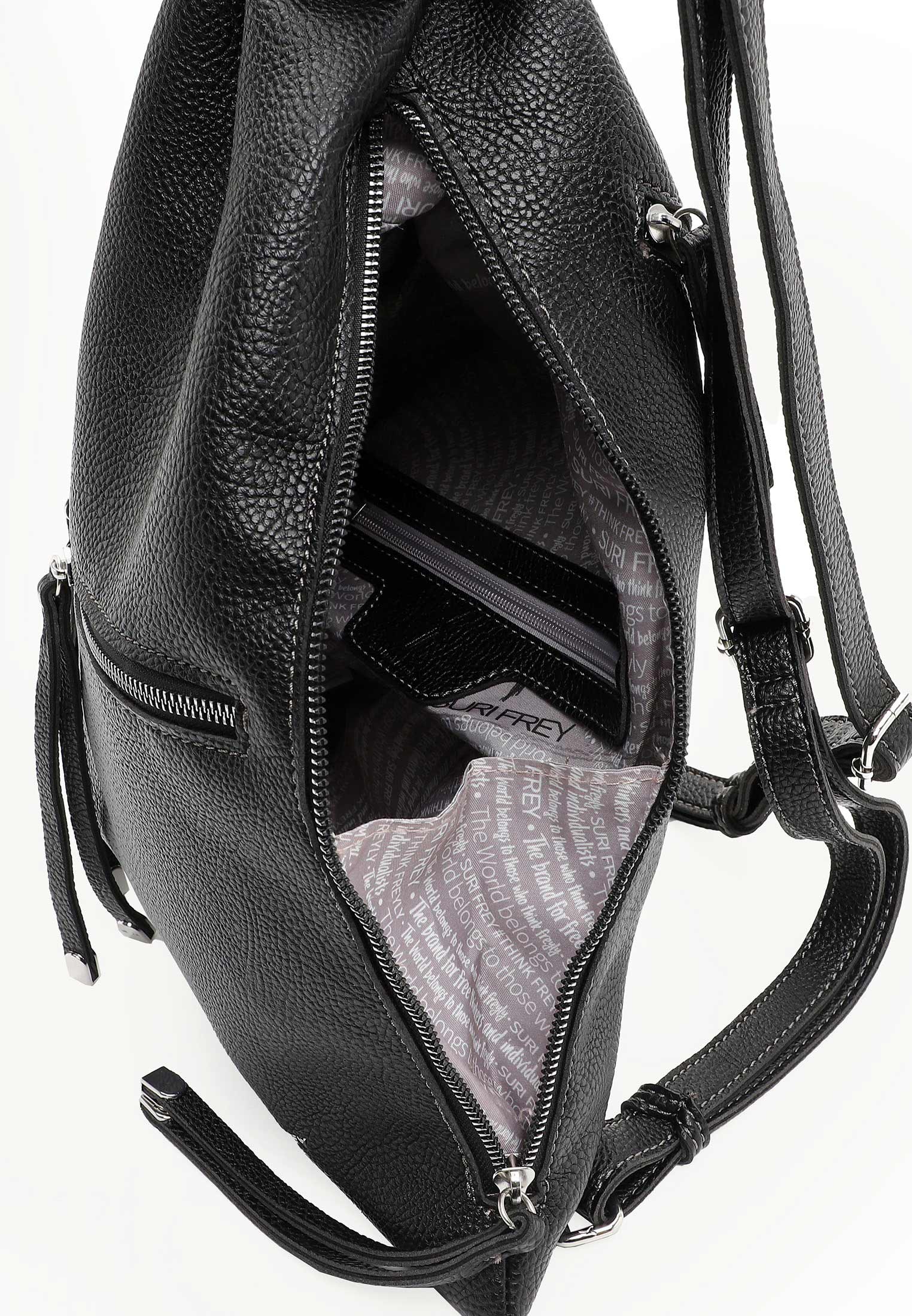 SURI FREY Rucksack SFY Freddy groß Schwarz 14276100 black 100