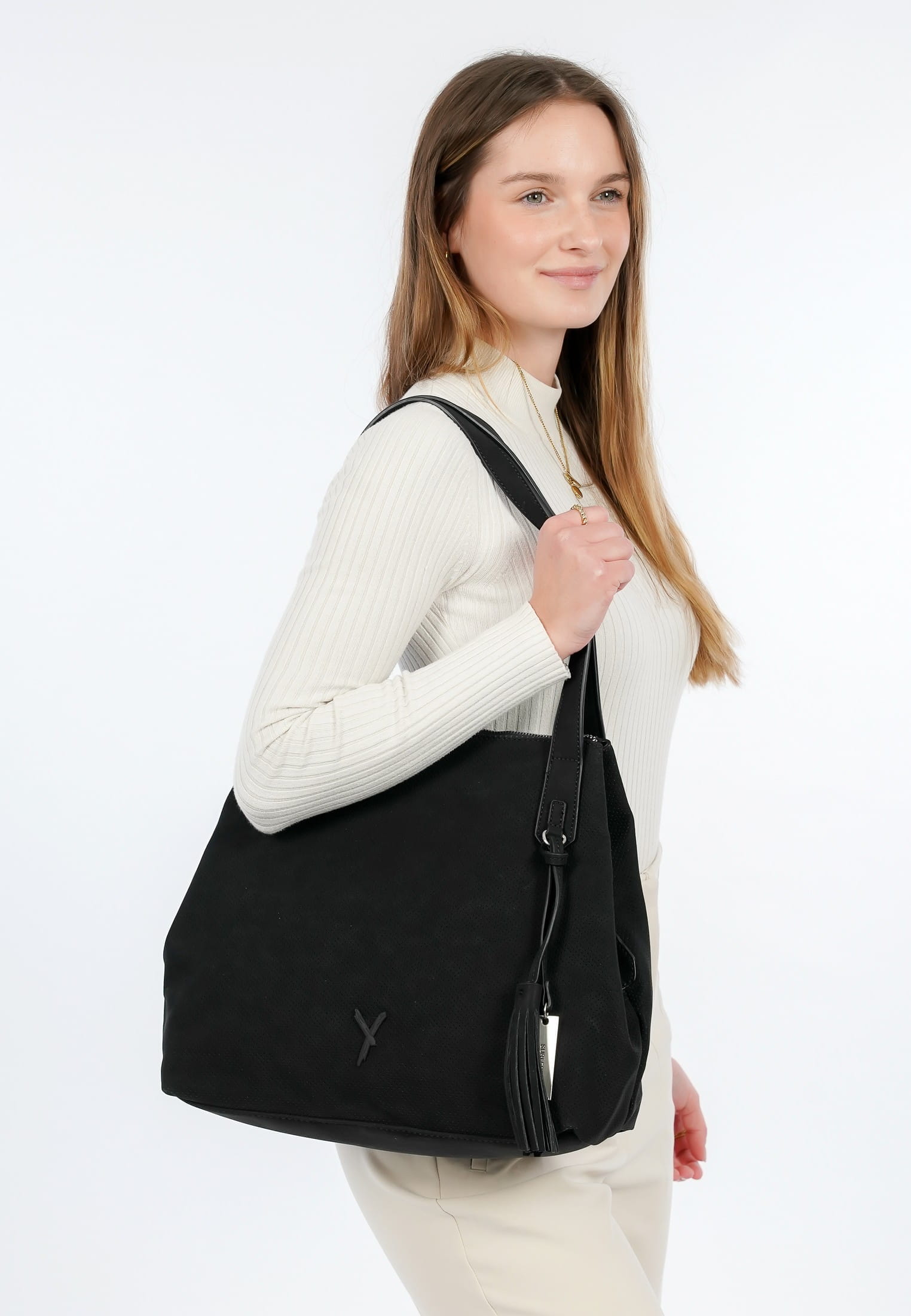 12409100_03 SURI FREY Shopper Romy mittel Schwarz 12409100 black 100