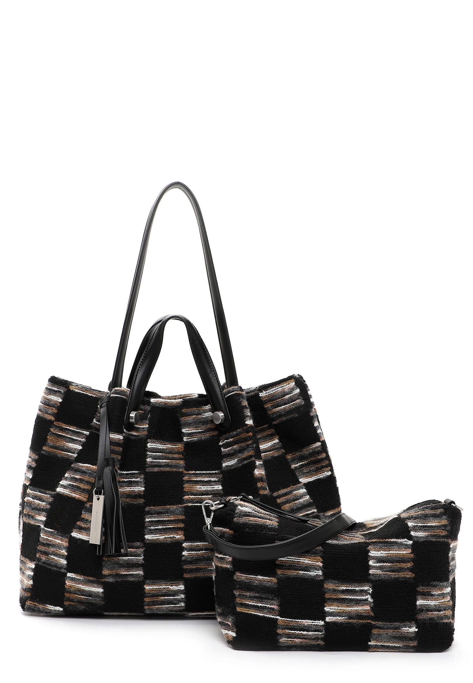 SURI FREY Shopper July groß Schwarz 13910102 black brown 102