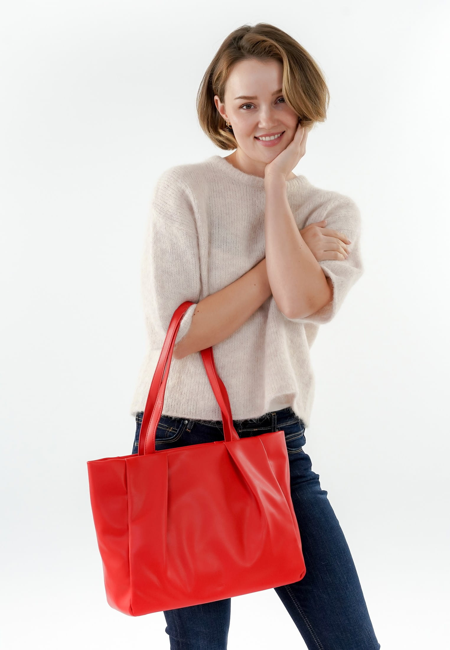 EMILY & NOAH Shopper E&N Cannes RUE 09 mittel Rot 1341600 red 600