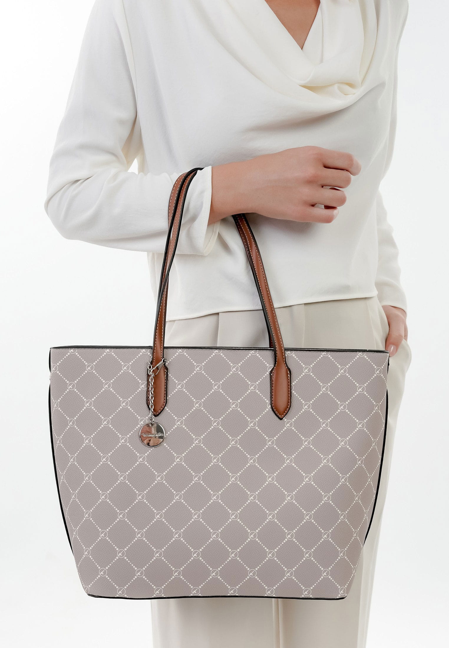 30107900_04 Tamaris Shopper TAS Anastasia groß Braun 30107900 taupe 900
