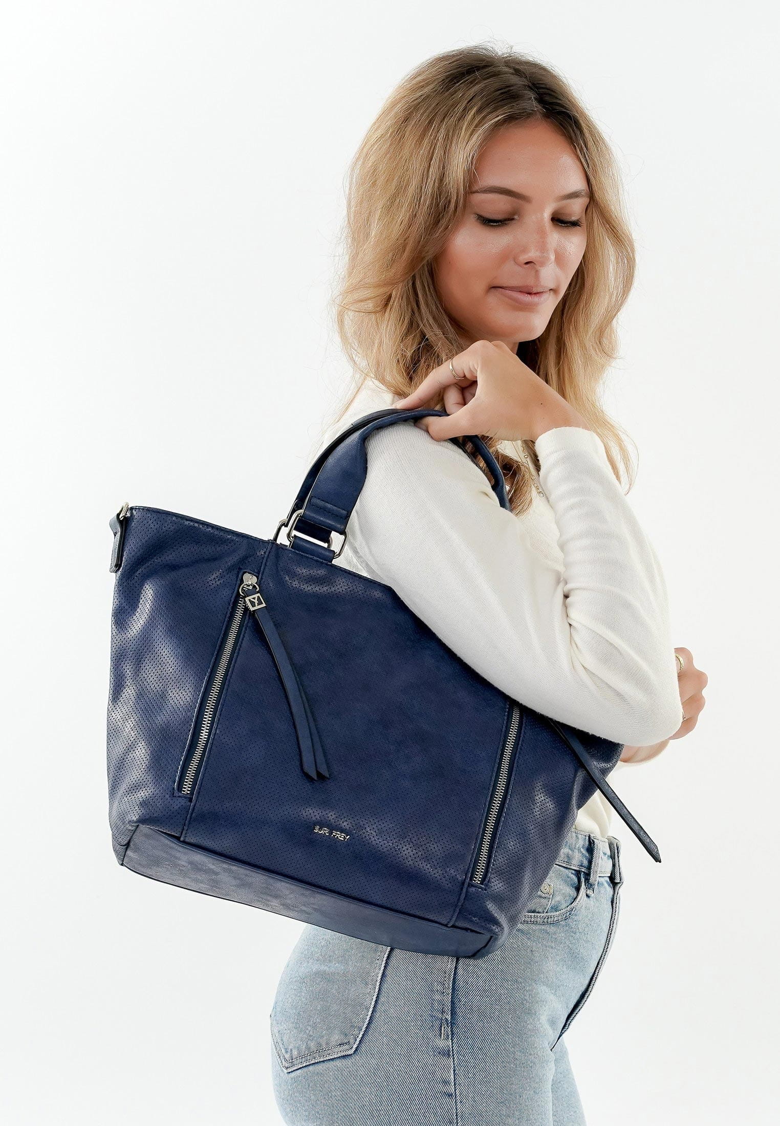 SURI FREY Shopper SFY Suzy mittel Blau 14315511 navy 511