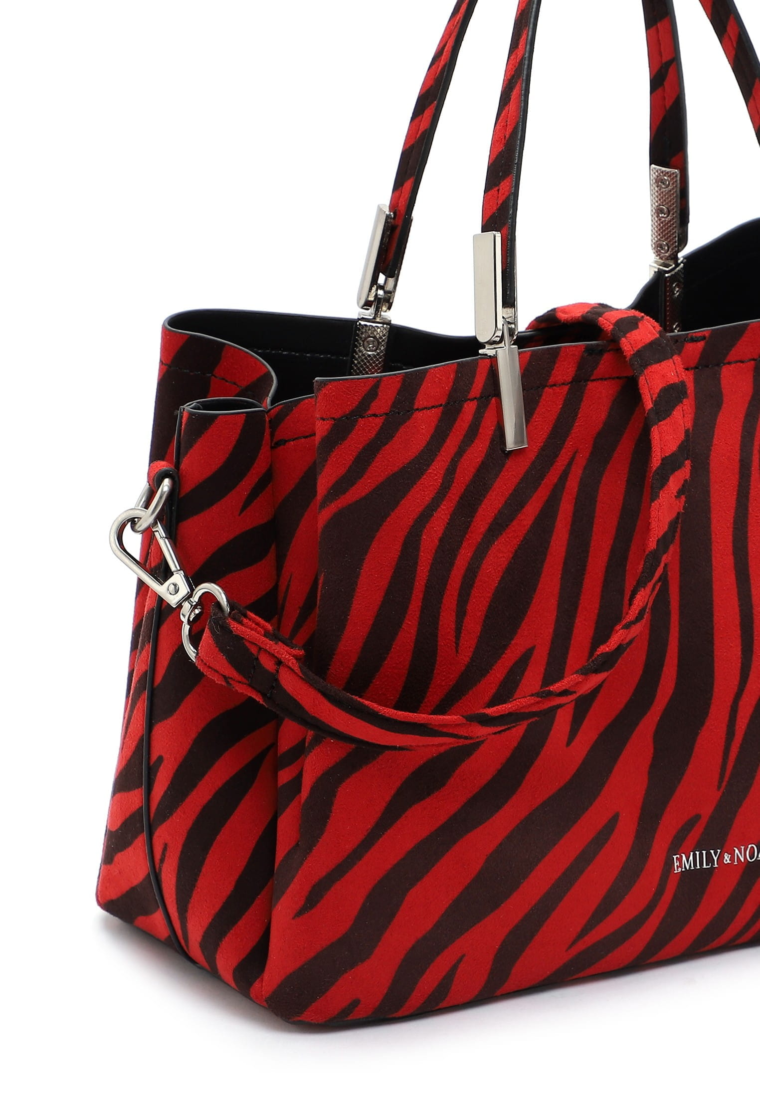 63440601_08 EMILY & NOAH Shopper Imke klein Rot 63440601 red/black 601