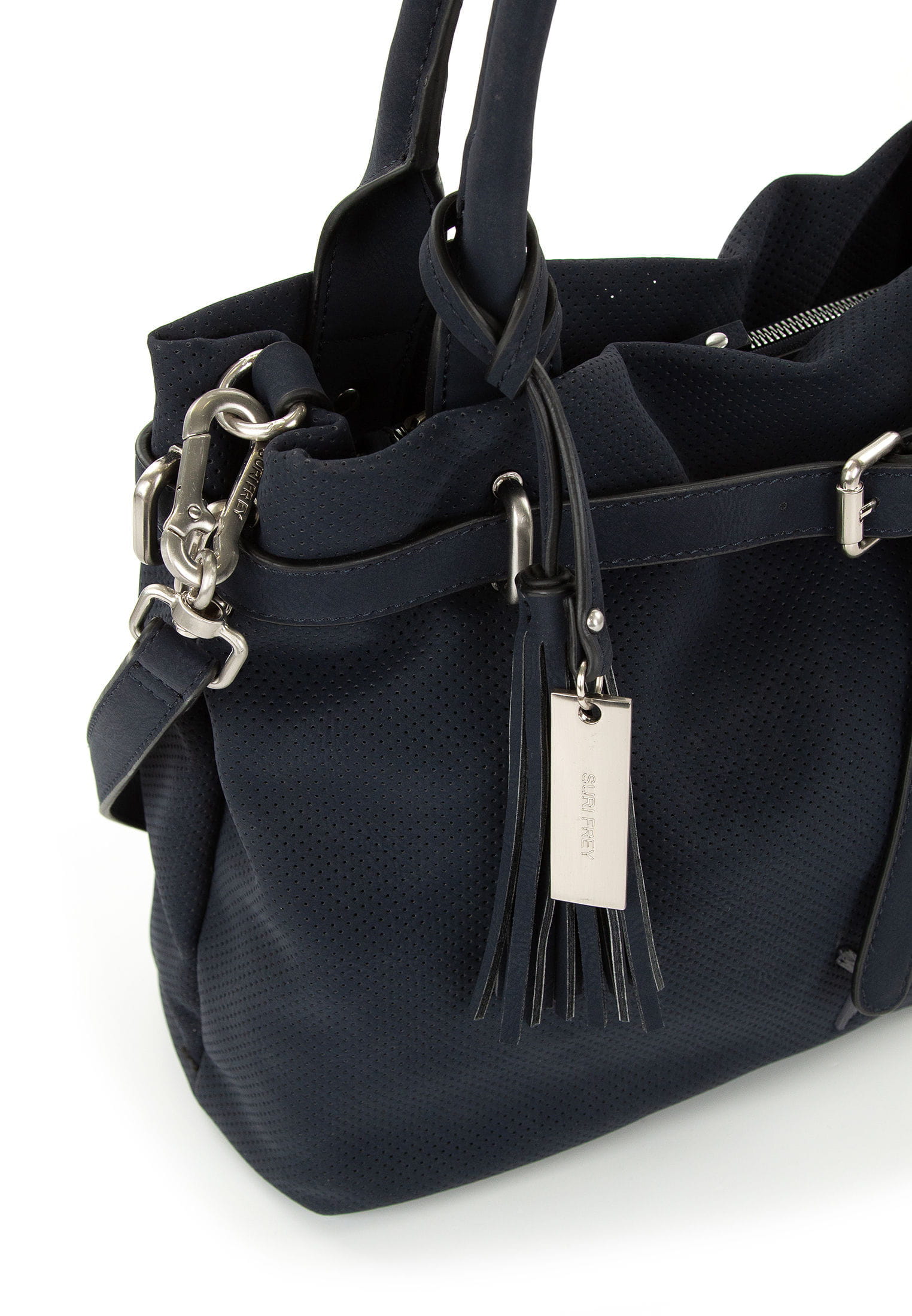 12404500_06 SURI FREY Shopper Romy Basic mittel Blau 12404500 blue 500