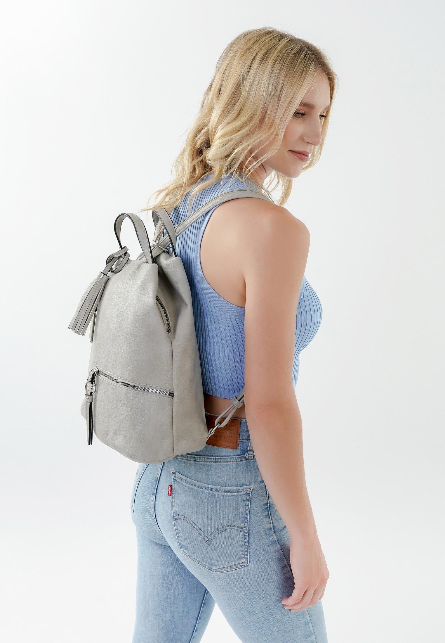 Tamaris Rucksack TAS Nele mittel Grau 32804810 lightgrey 810