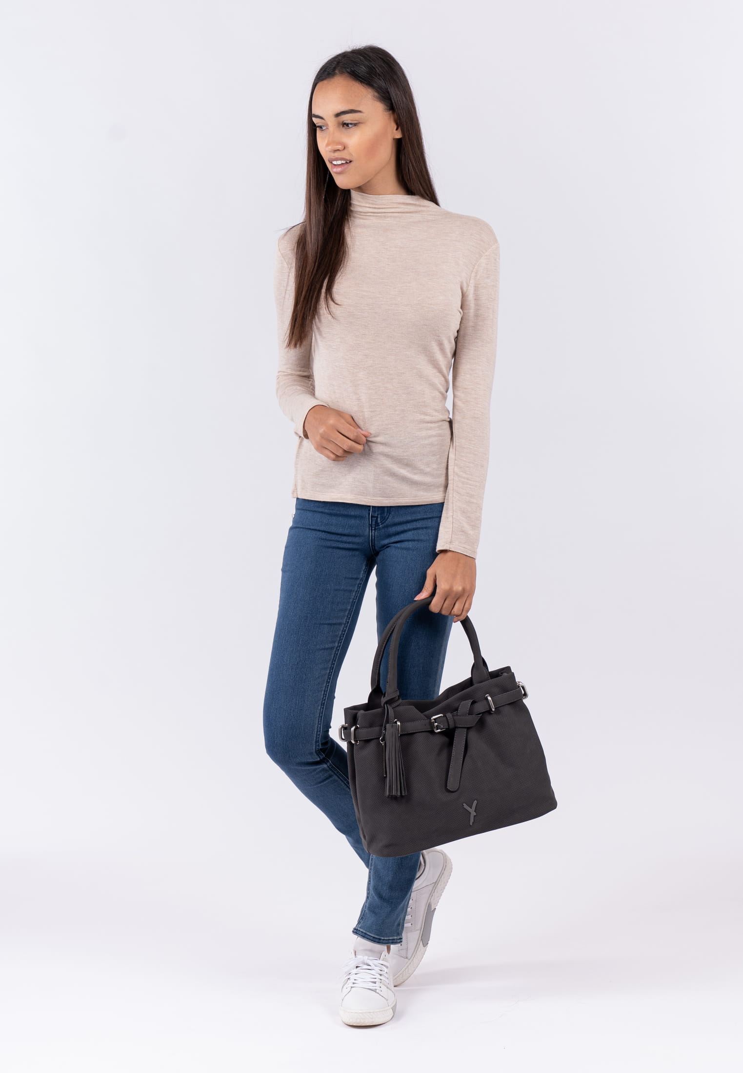 SURI FREY Shopper Romy Basic mittel Grau 12404840 darkgrey 840