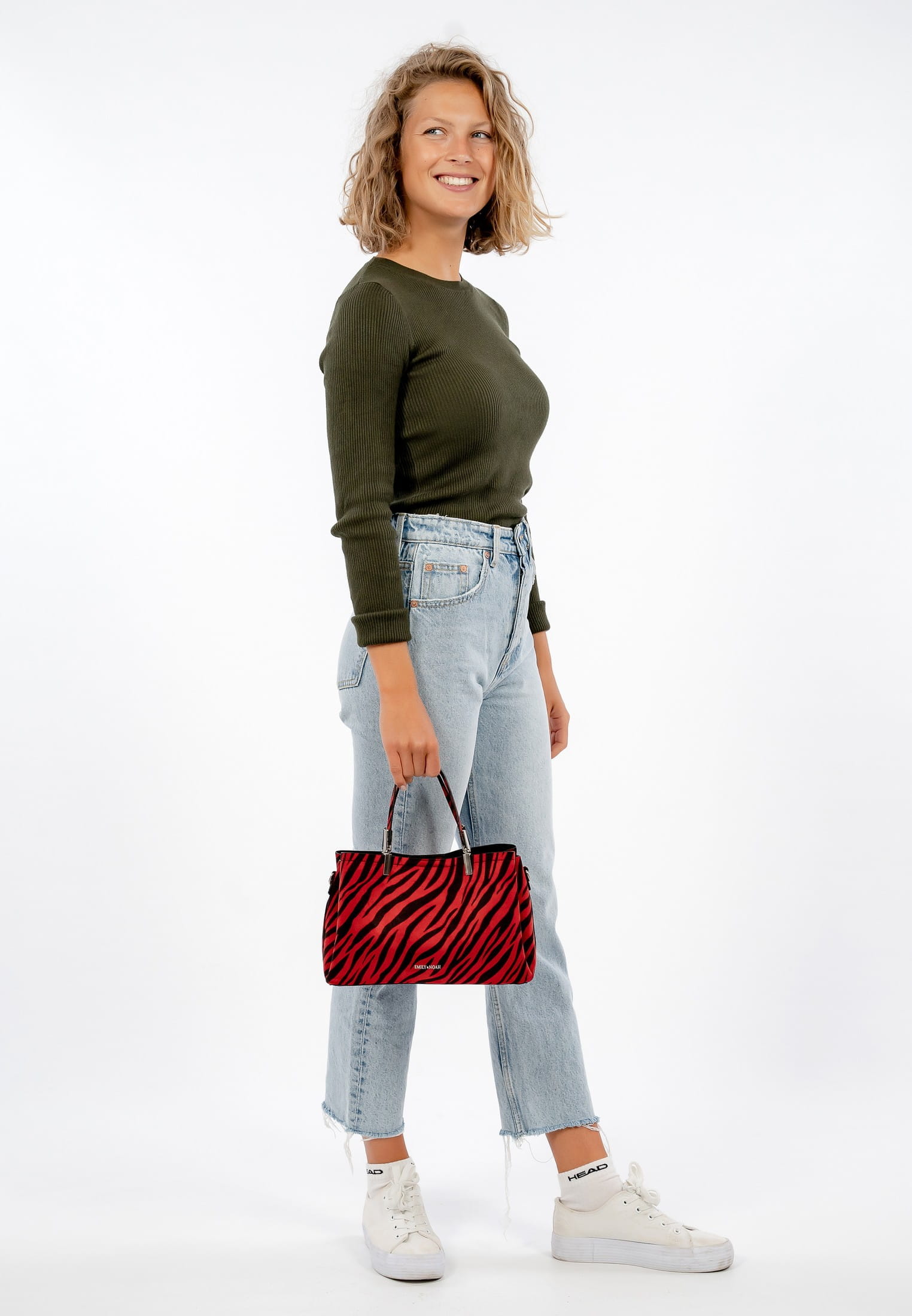 63440601_02 EMILY & NOAH Shopper Imke klein Rot 63440601 red/black 601
