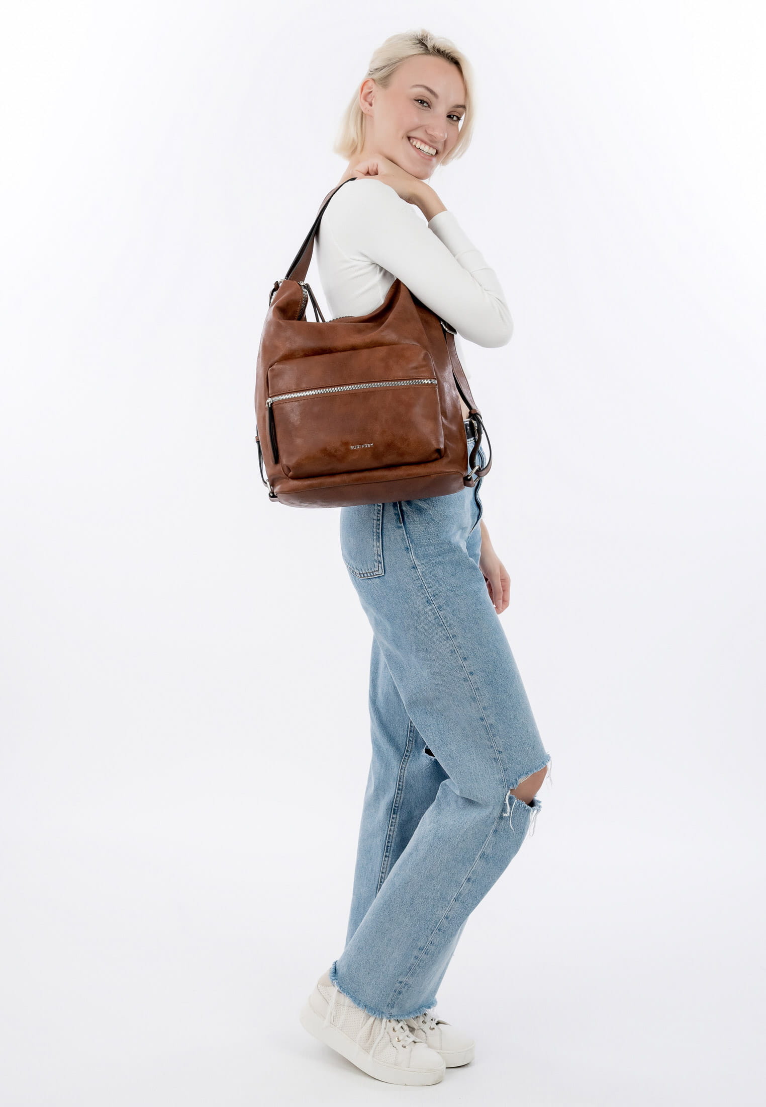 SURI FREY Rucksack SFY Carly groß Braun 14416700 cognac 700