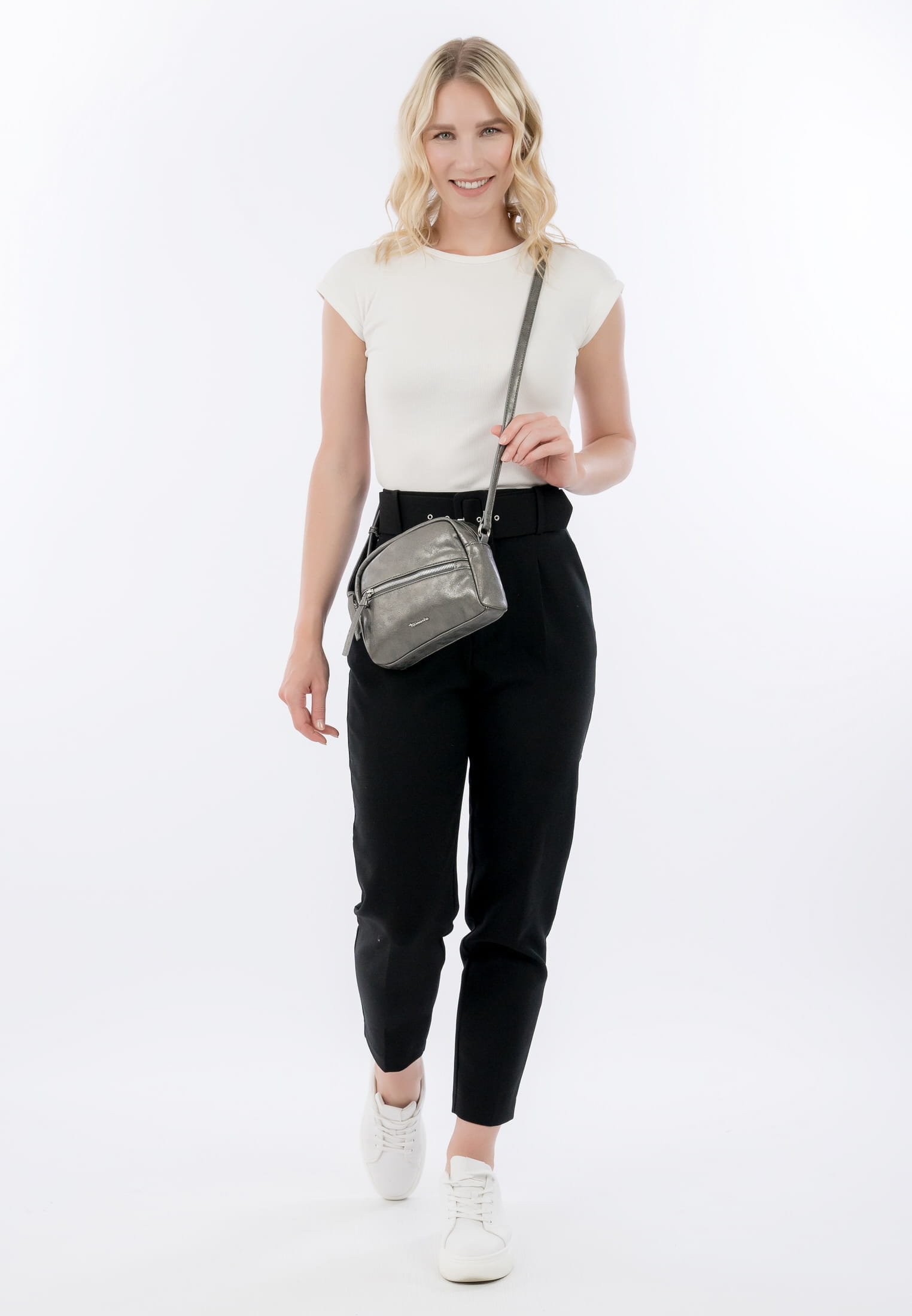 Tamaris Umhängetasche TAS Alessia klein Silber 30816833 darksilver 833