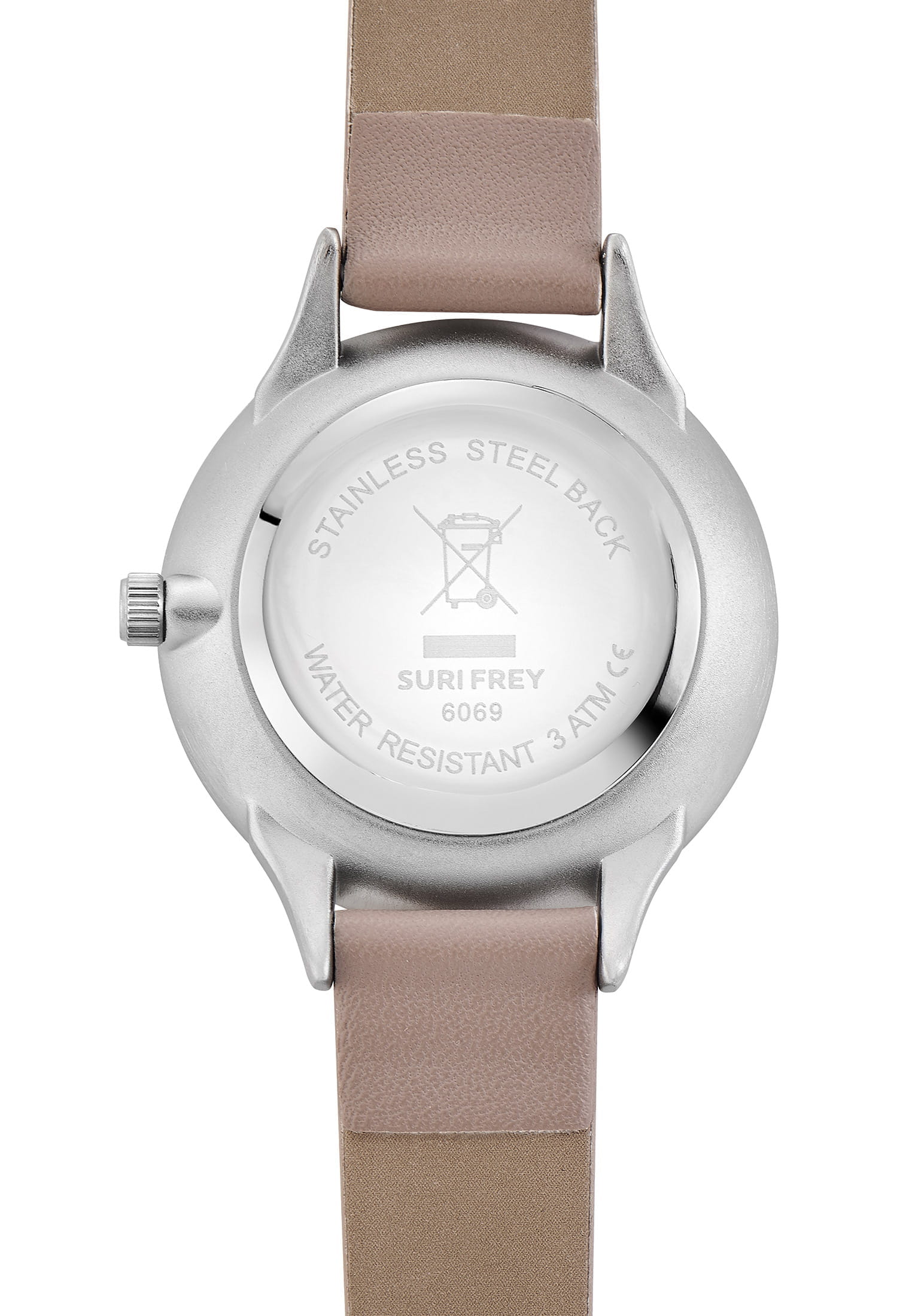 6069_07 SURI FREY Damenuhr SFY Nicky Beige 6069 beige silber