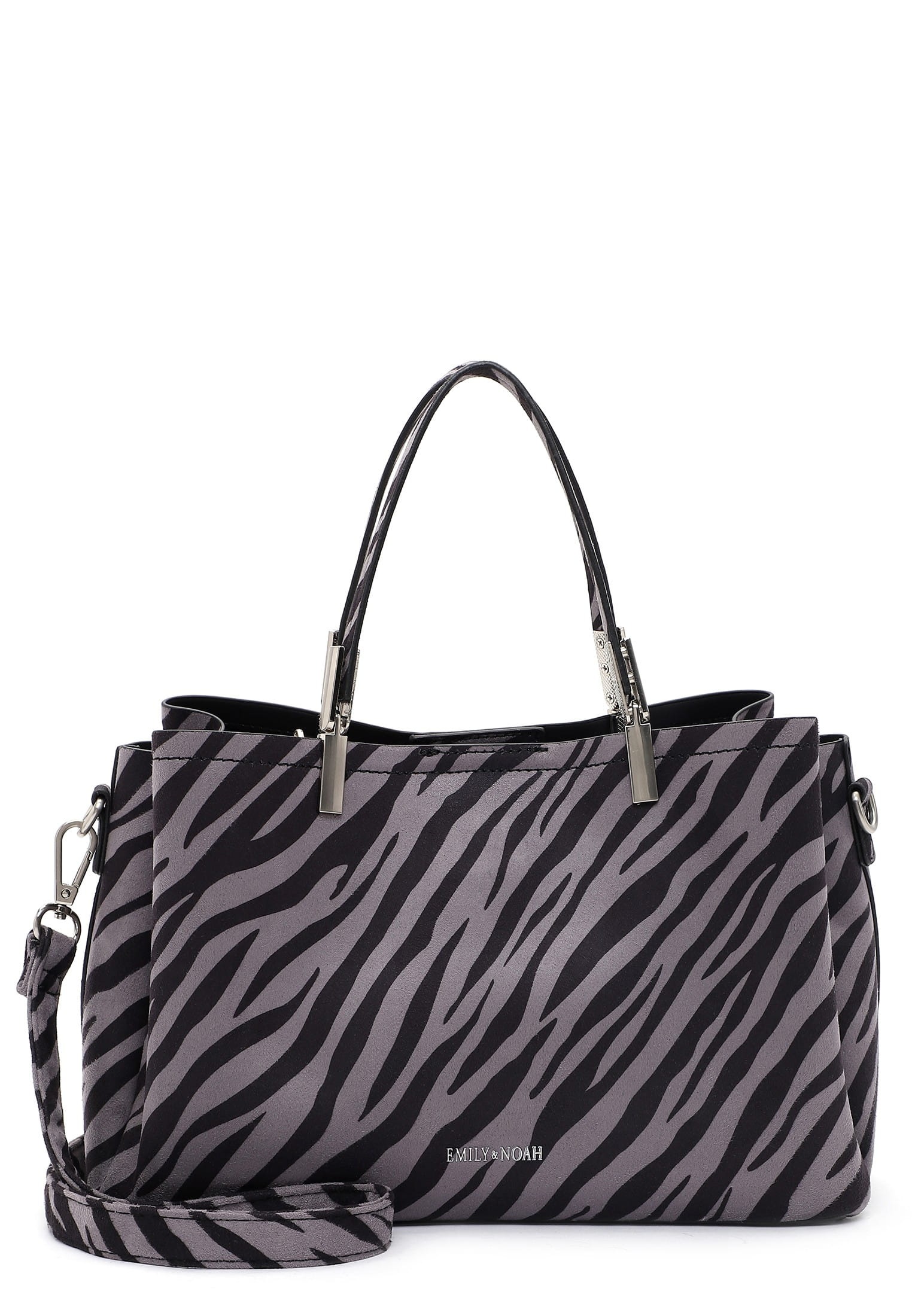 63440801_01 EMILY & NOAH Shopper Imke klein Grau 63440801 grey/black 801
