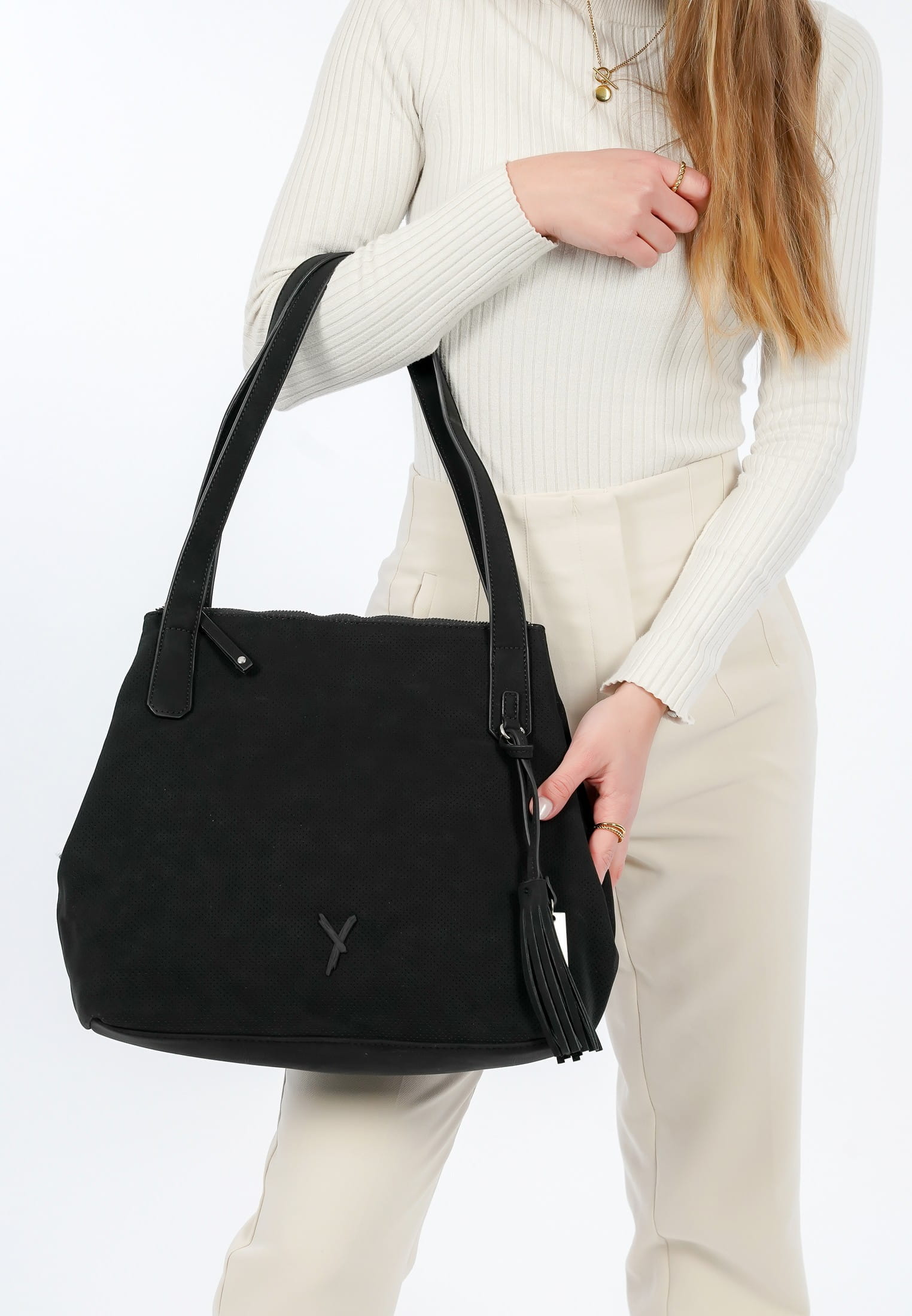 12409100_04 SURI FREY Shopper Romy mittel Schwarz 12409100 black 100
