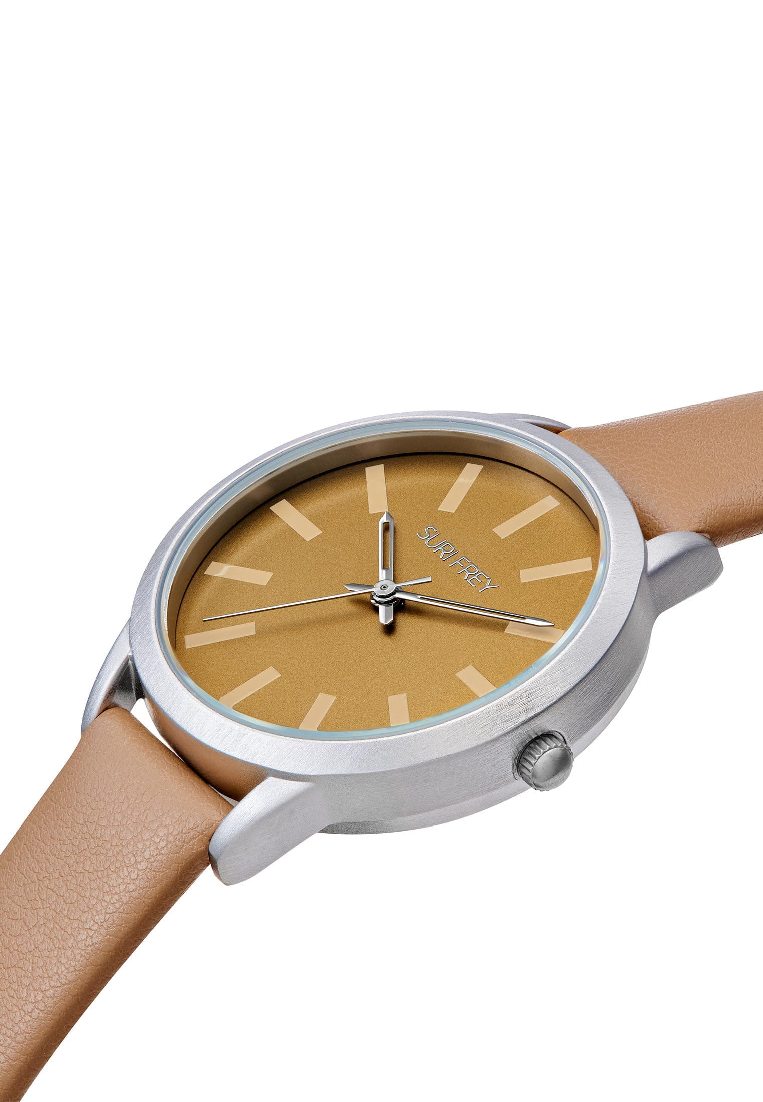 6058_05 SURI FREY Damenuhr Lissy Braun 6058 braun silber