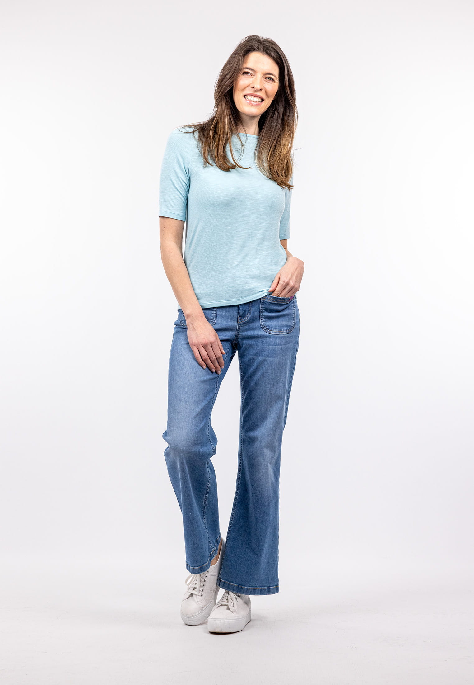 SURI FREY Halbarm-Shirt Freyday Blau SFW10028-S-531 S